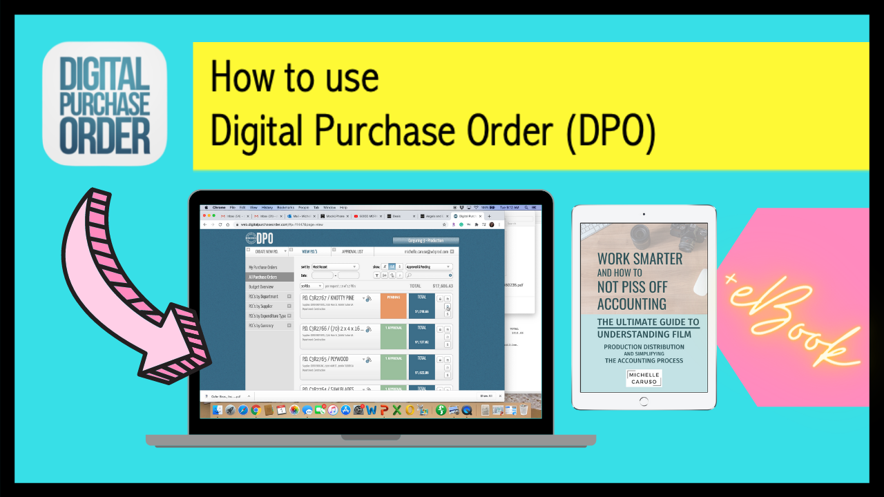 How to use DPO / Digital Purchase Orders — Michelle Caruso