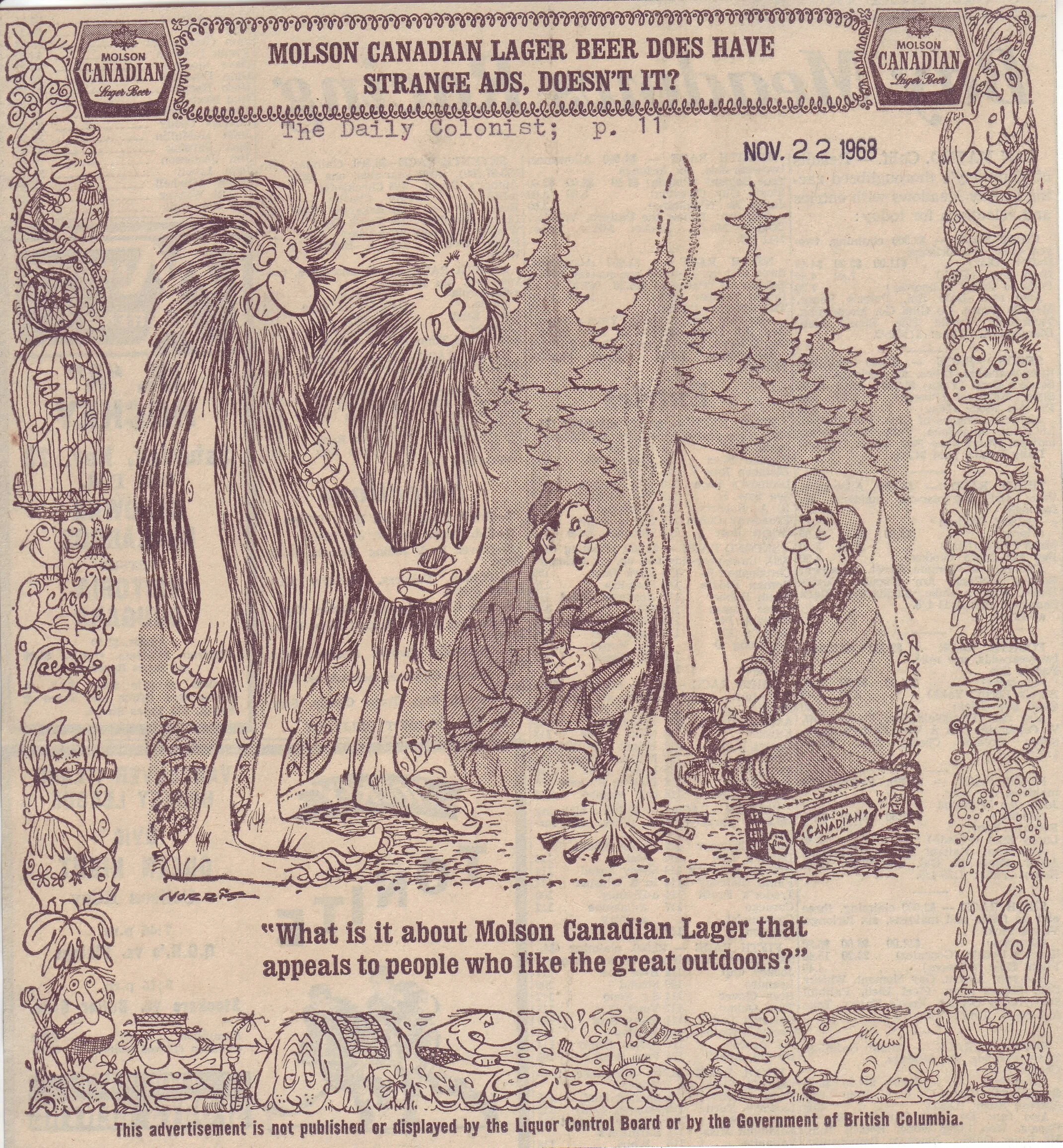 For cartoonists, Sasquatch was a godsend!