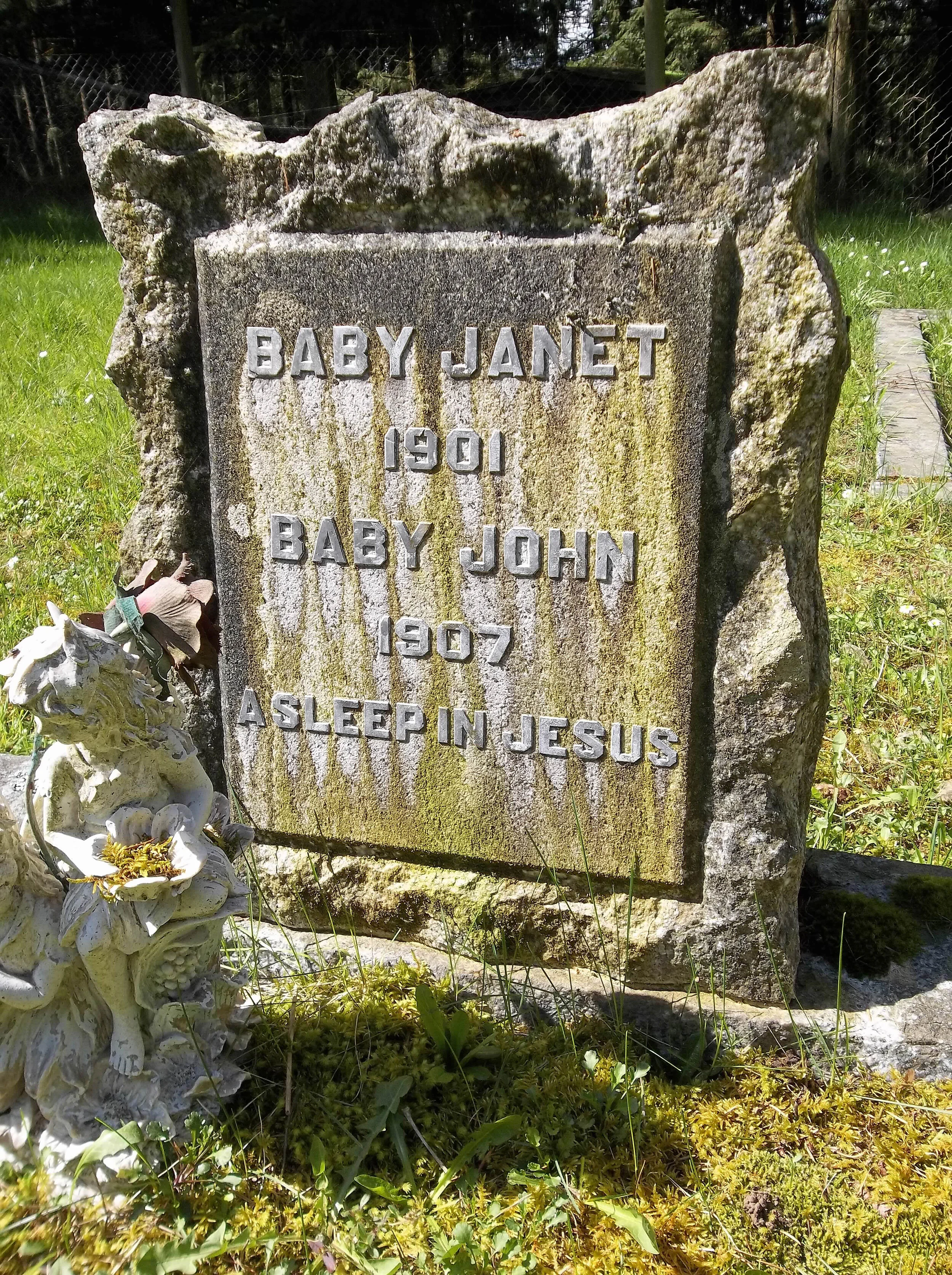 So simple, so to the point: ‘Baby Janet,’ ‘Baby John.’