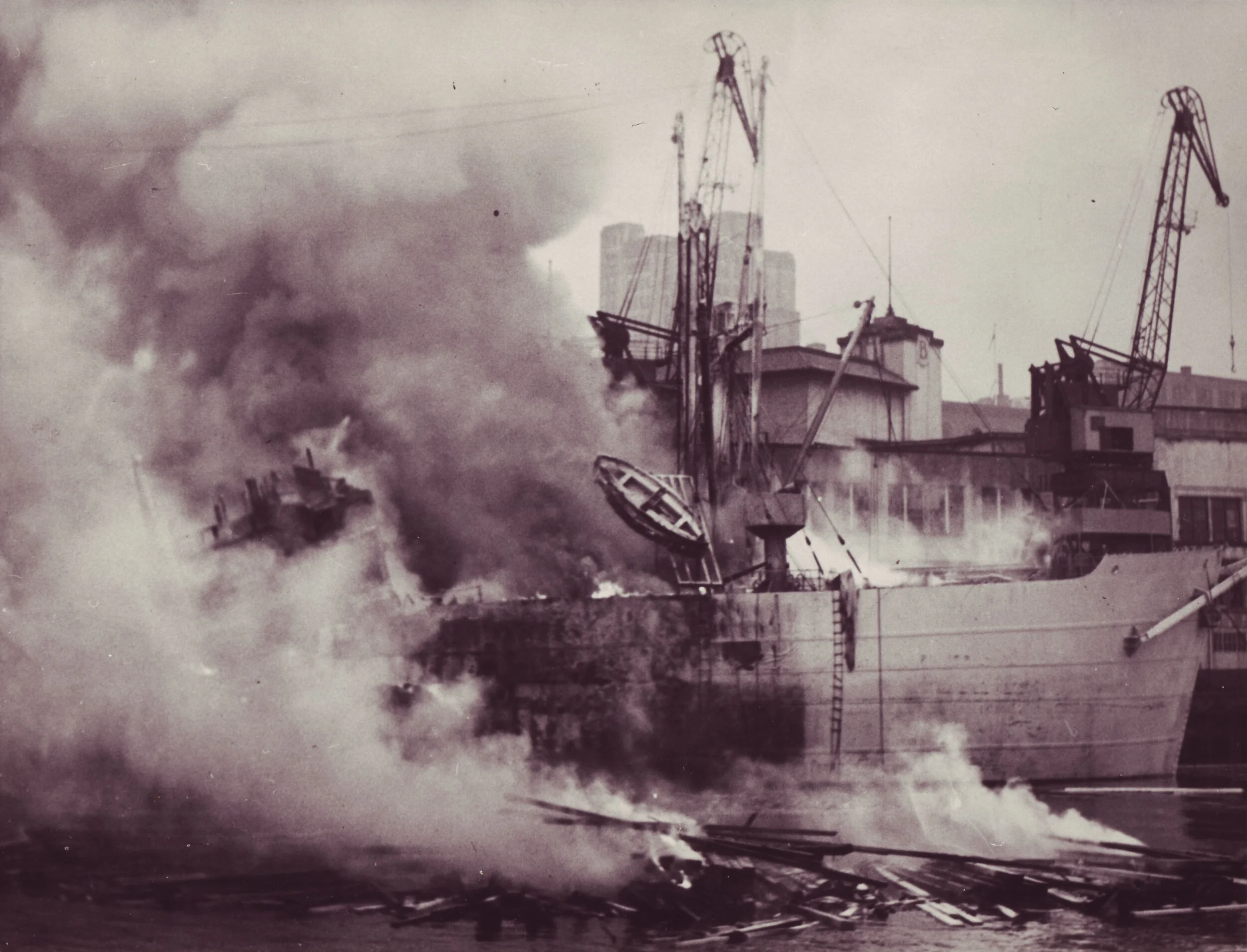 Incredibly, the S.S. Greenhill Park lived to sail again! -- Photo Vancouver Sun