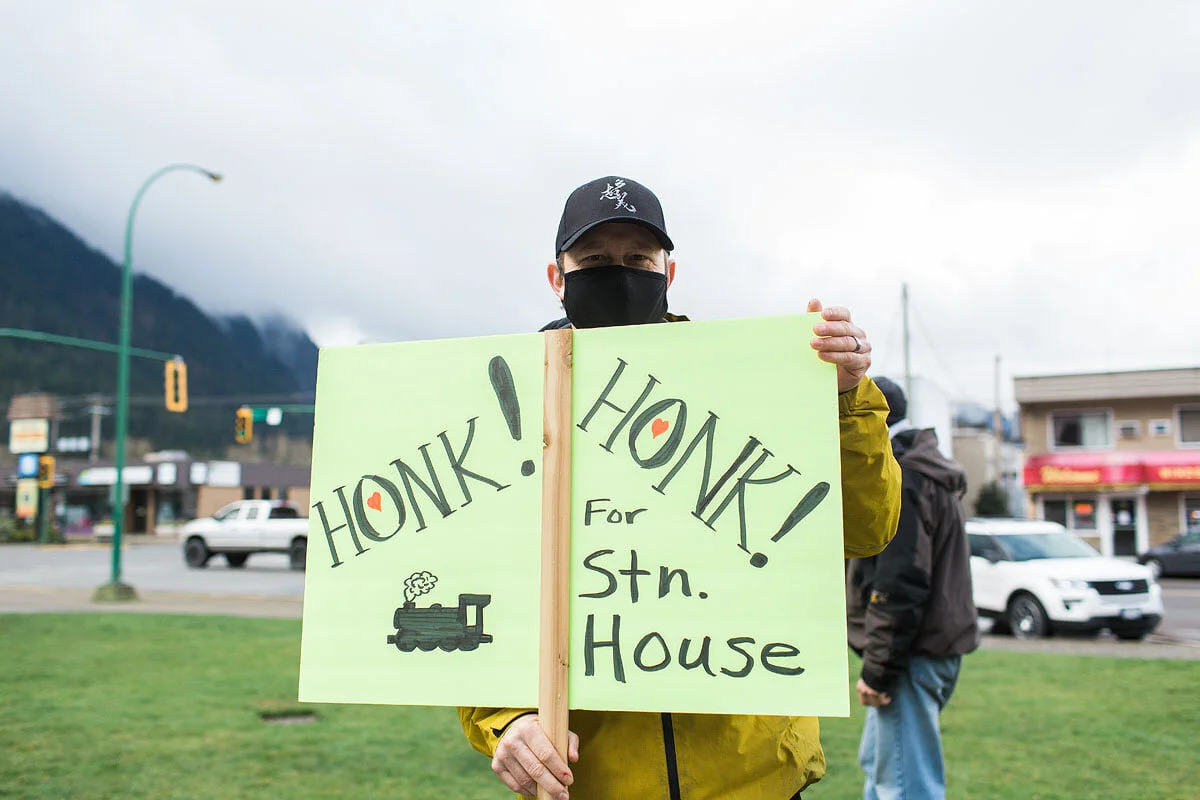Protesters are fighting to save the historic Hope CNR station house from being demolished by order of town council.