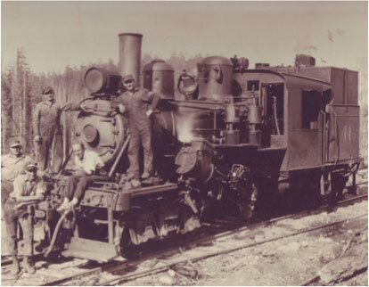 This is the Shay locomotive that was burned in a forest fire at Benalleck in 1928. I’ve found parts in the ground where it caught fire and where they hauled it to strip it for rebuilding. Which explains the ‘Typhoon’ air compressor tank by my back d…