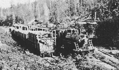 Mile 62 on the CNR where Gerry Wellburn, founder of the B.C. Forest Discovery Centre, operated in the 1930s.