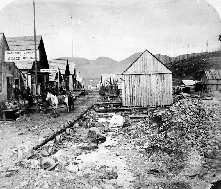 ‘Downtown’ Barkerville. Of the 10s of 1000s of adventurers from around the world who participated in the Cariboo gold rush, there had to be those who never meant to seek their fortunate by hard work but who chose instead to prey upon their fellows. …
