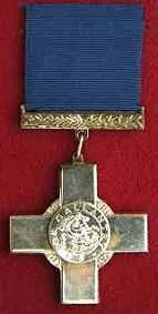 The George Cross, the civilian version of the military’s Victoria Cross.
