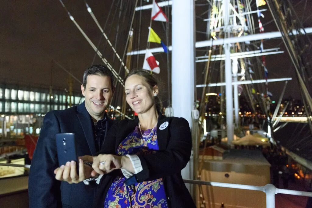 New Yorkers can book events aboard the restored 1885 Wavertree, owned by the South Street Seaside Museum, whose website says, “This historic ship provides a breathtaking setting with unparalleled views of the Brooklyn Bridge and Manhattan skyline.” Thanks, in part, to the salvaged artifacts from the good ship Riversdale. —South Street Seaside Museum website.