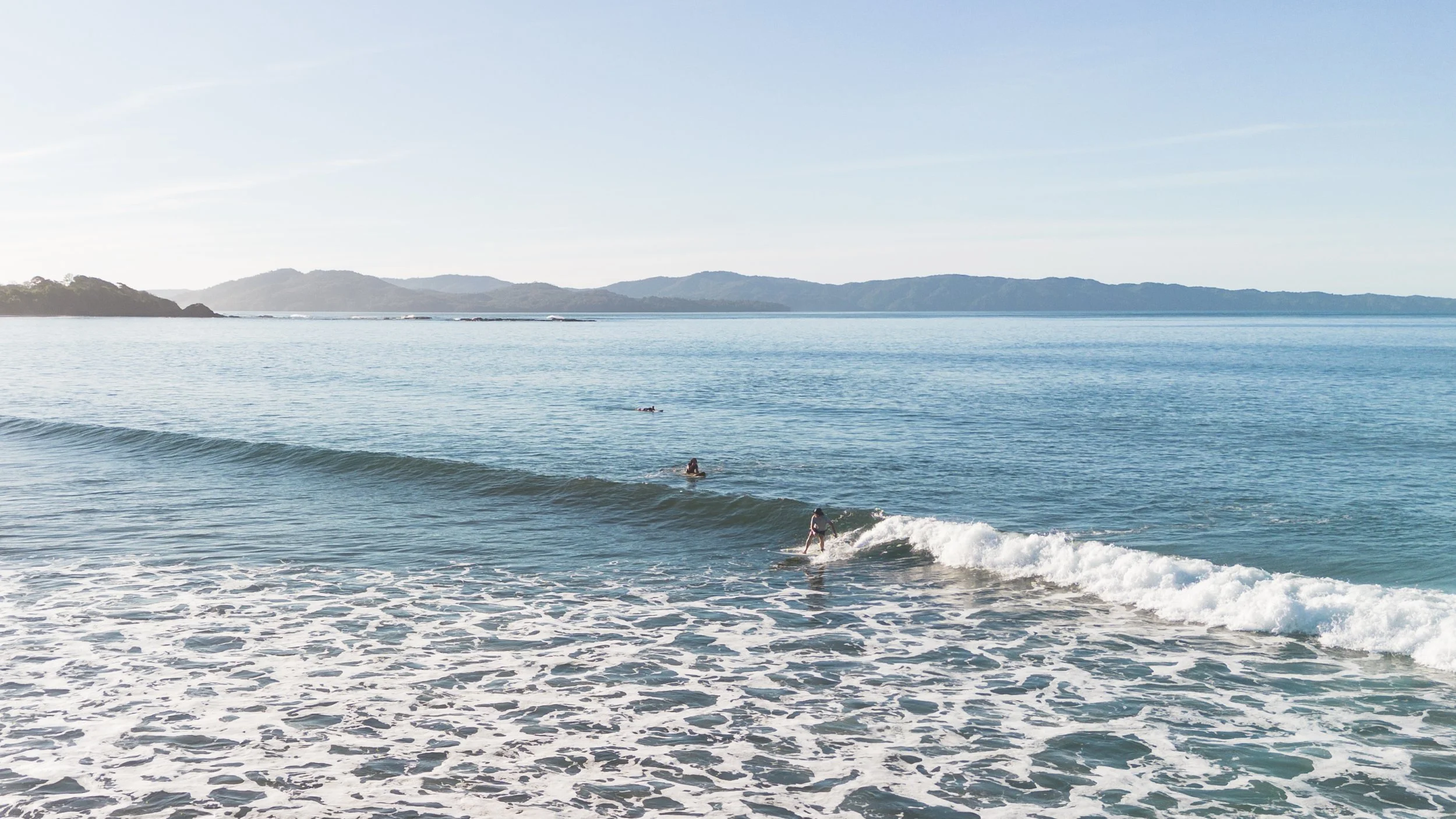 empty line up during sunrise surf