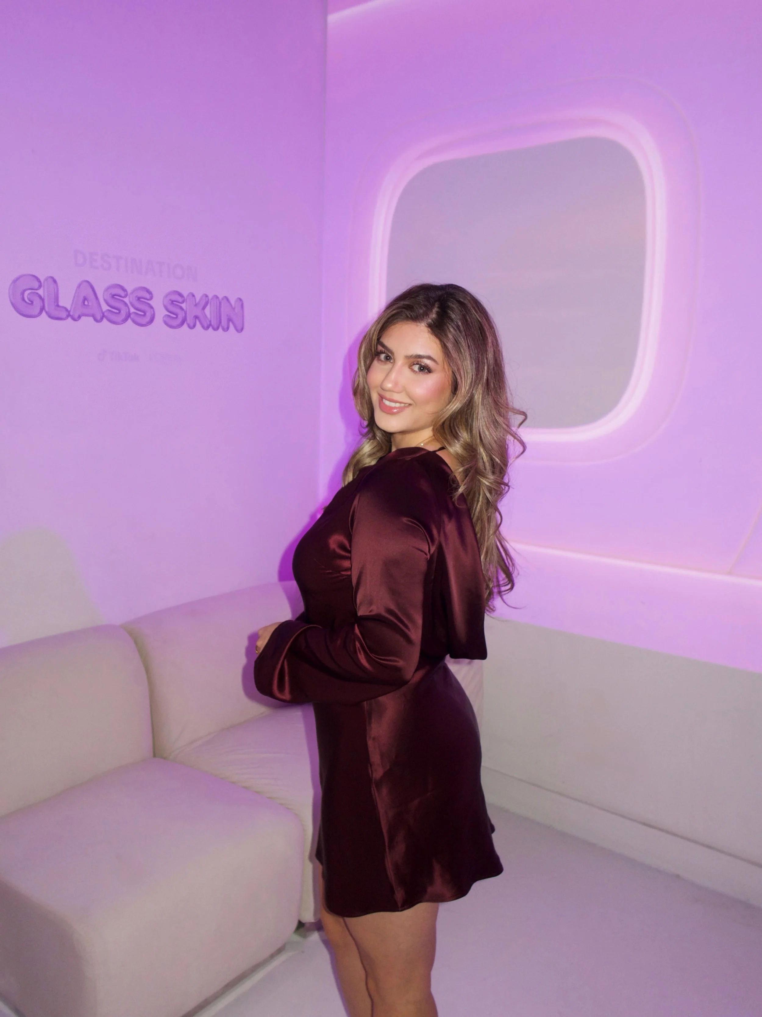 Last night with @lorealparis @tiktok ✈️✨💜