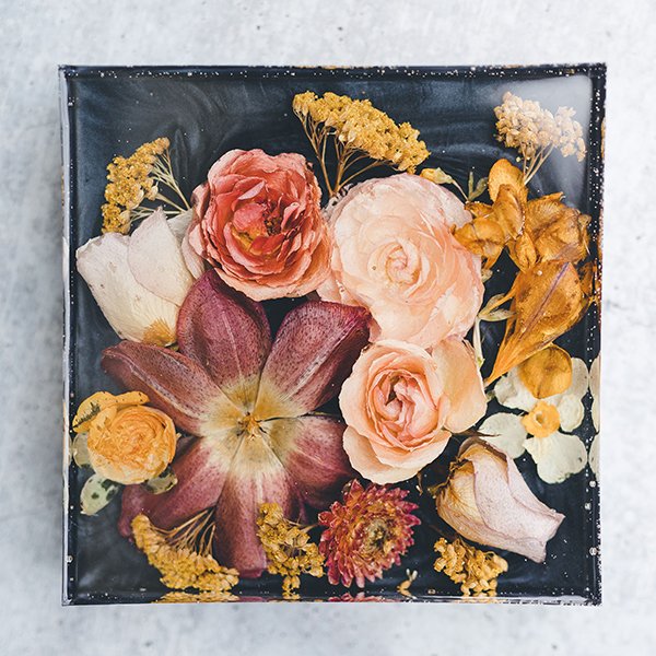 Flower Preservation Resin Artwork — Floral PreserVation and Designs