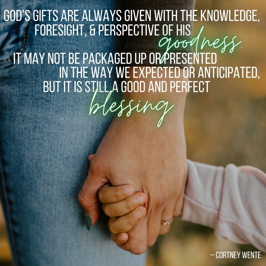 Have you ever felt like you asked God for something, but He didn't provide in exactly the way you wanted? 

It's natural to wonder why that would happen, so let's sit down together and encourage each other to see that God's blessings are always good 