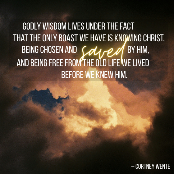 Remembering to Boast in Jesus