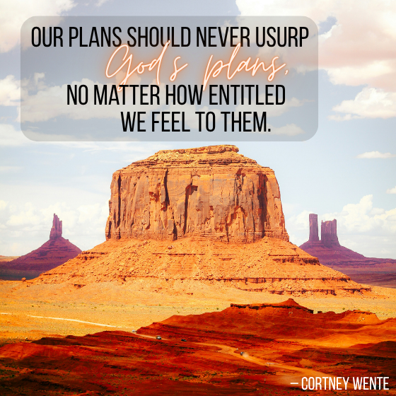 Making Plans Open to God’s Redirection