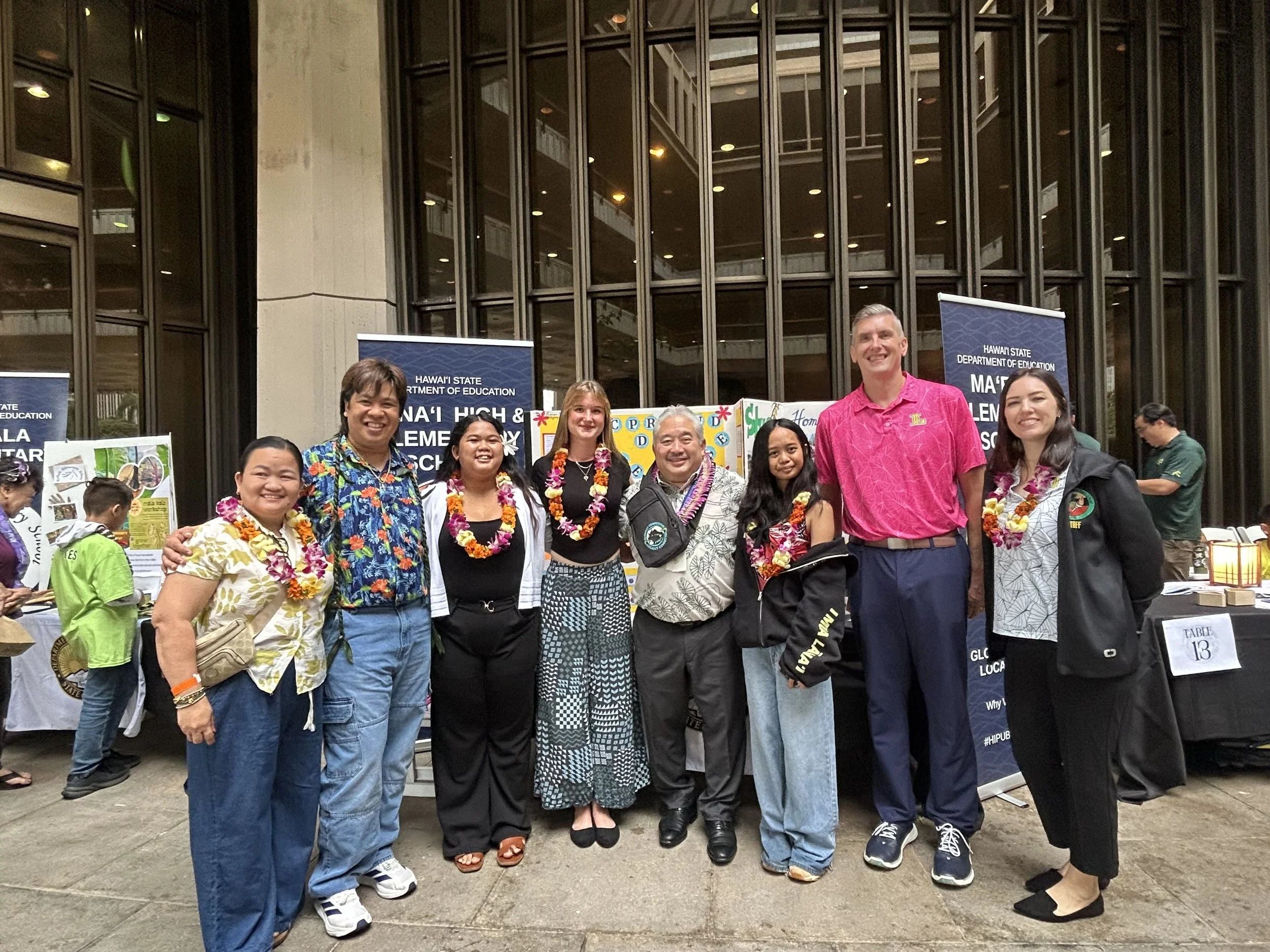 LHES Students Represent School at State Education Day, Return Amid Kona Storm Delays