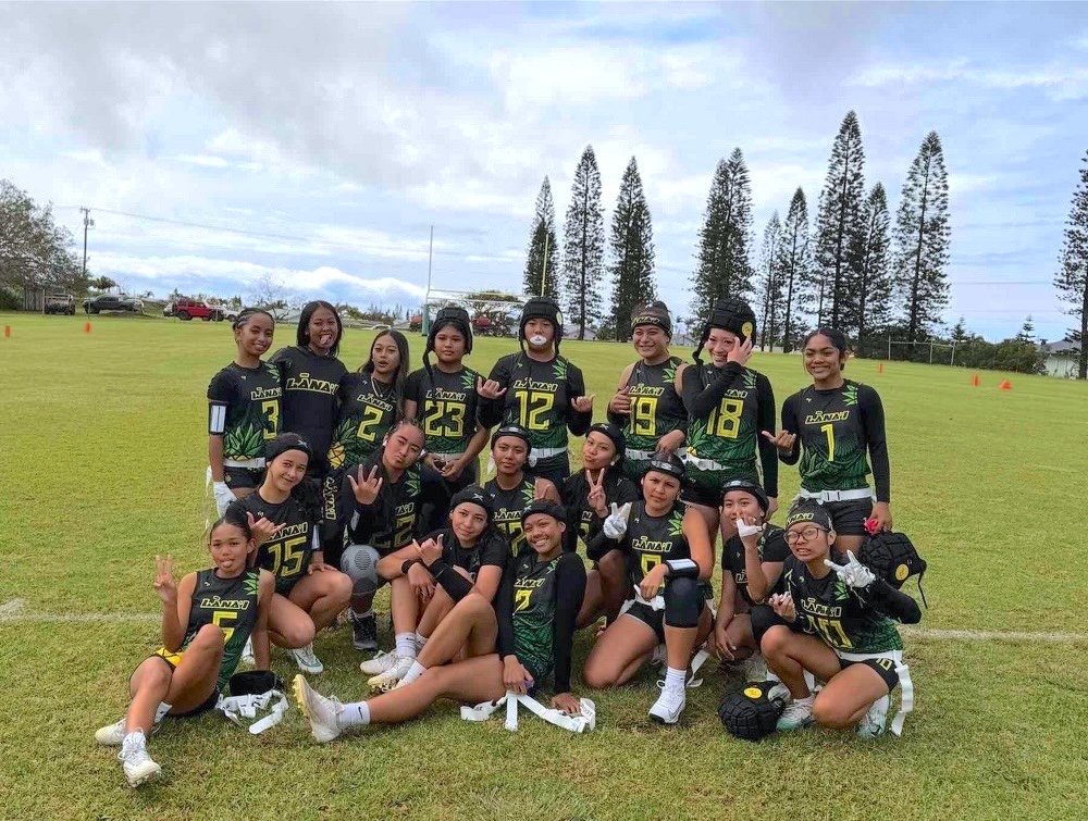 Lānaʻi Girls Flag Football Plays First Home Game in Program History