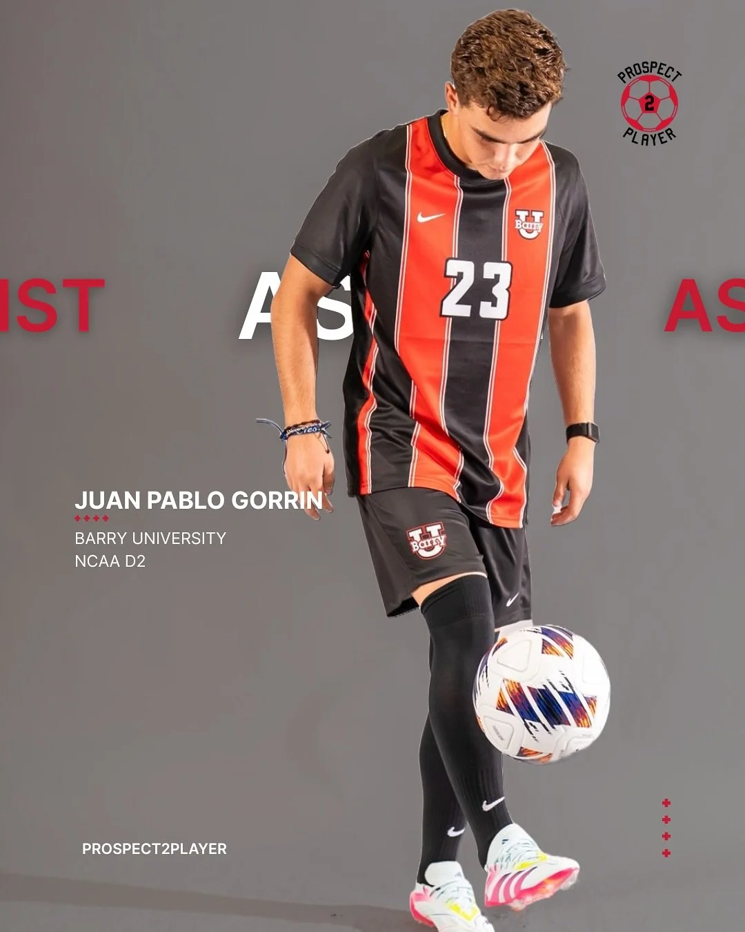 Our Florida midfielder @juanpigorrin7 serves in the game-winning assist with 4 seconds remaining for his @barryumsoccer