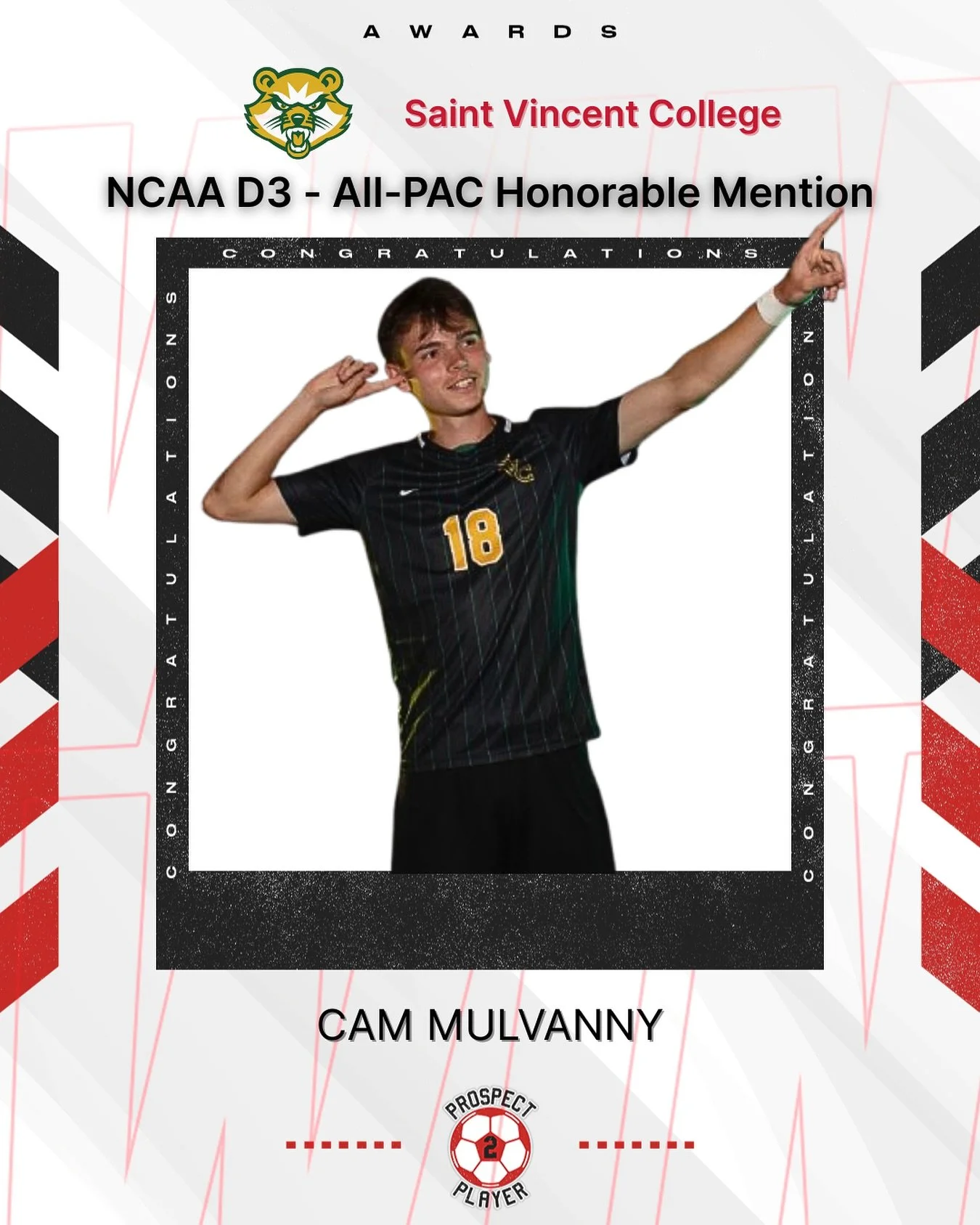 Congratulations to our midfielder @cammulv on being named NCAA D3 @pacathletics All-Conference Honorable Mention🏅