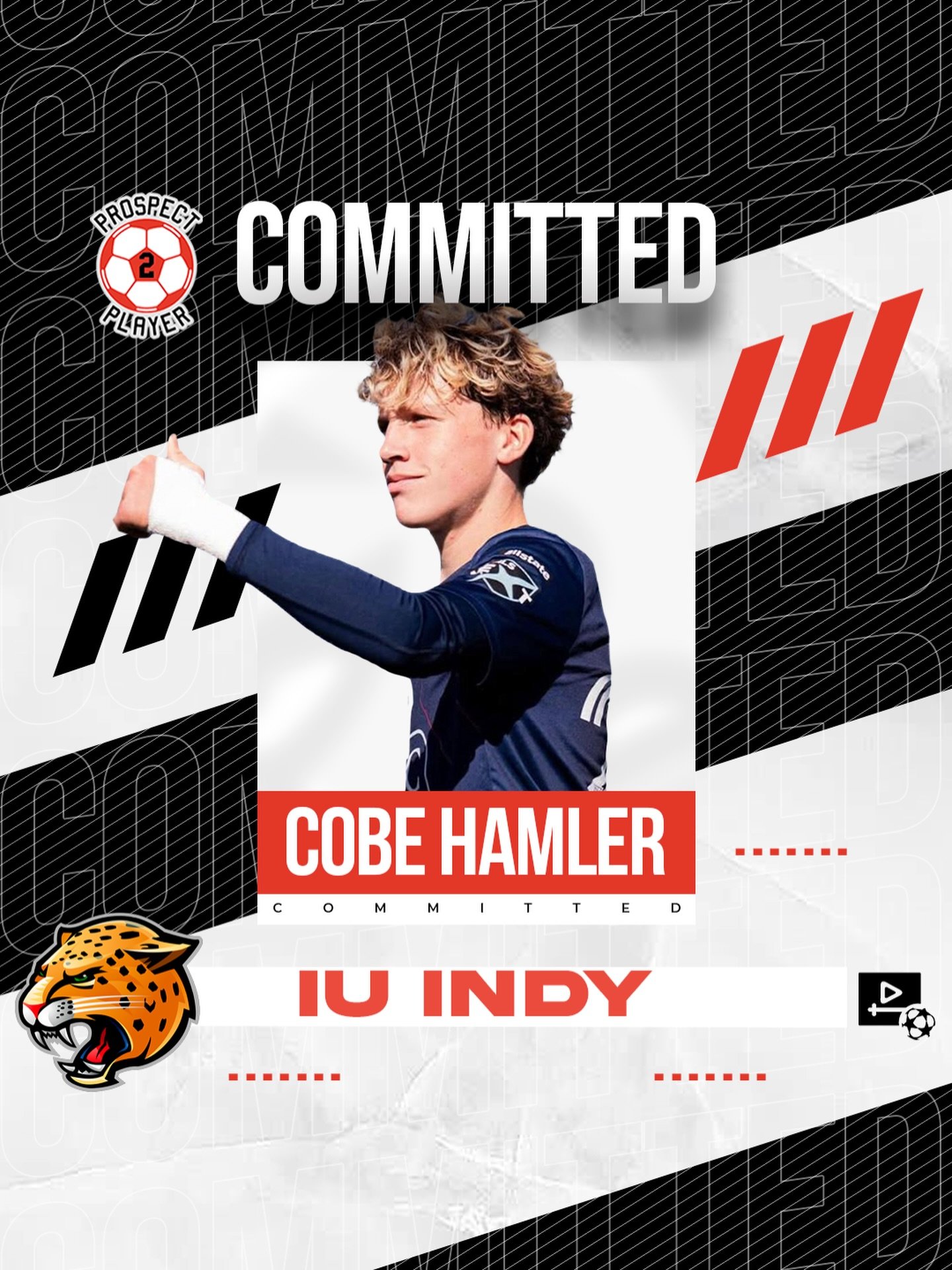 Congratulations to client Cobe Hamler (@cobehamler8) on his commitment to NCAA D1 program IU Indianapolis (@iuindy_msoc)

Cobe is a top midfielder playing for MLS academy stlcitysc 

We are excited to follow your college career, Cobe ⚽️💪 

Intereste