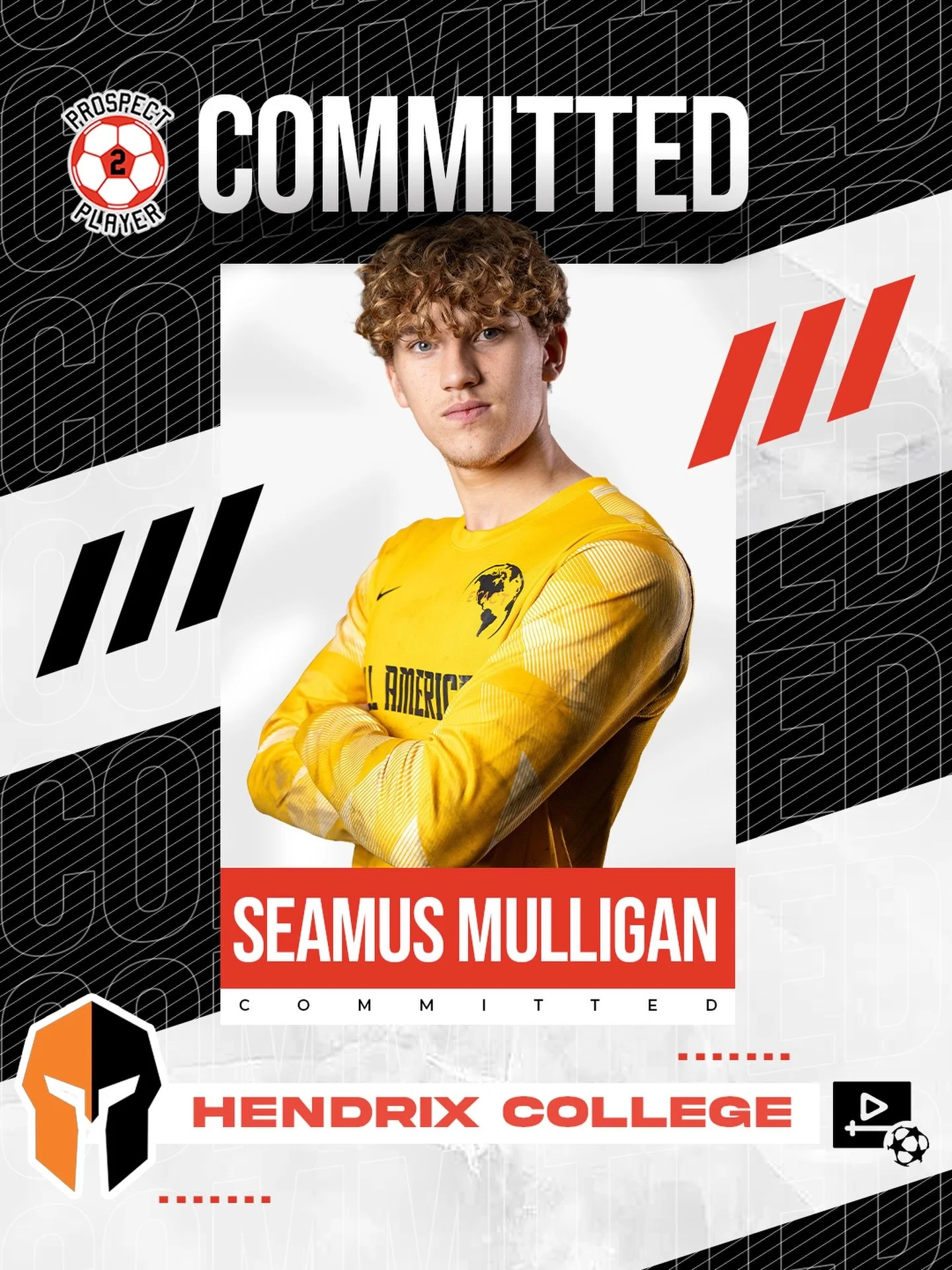 Congratulations to client Seamus Mulligan (@seamus_mull15) on his commitment to NCAA D3 program Hendrix College (@hendrixsoccer)

Seamus is a talented 6&rsquo;2 goalkeeper who plays for @sporting_arkansas 

We are excited to follow your college caree