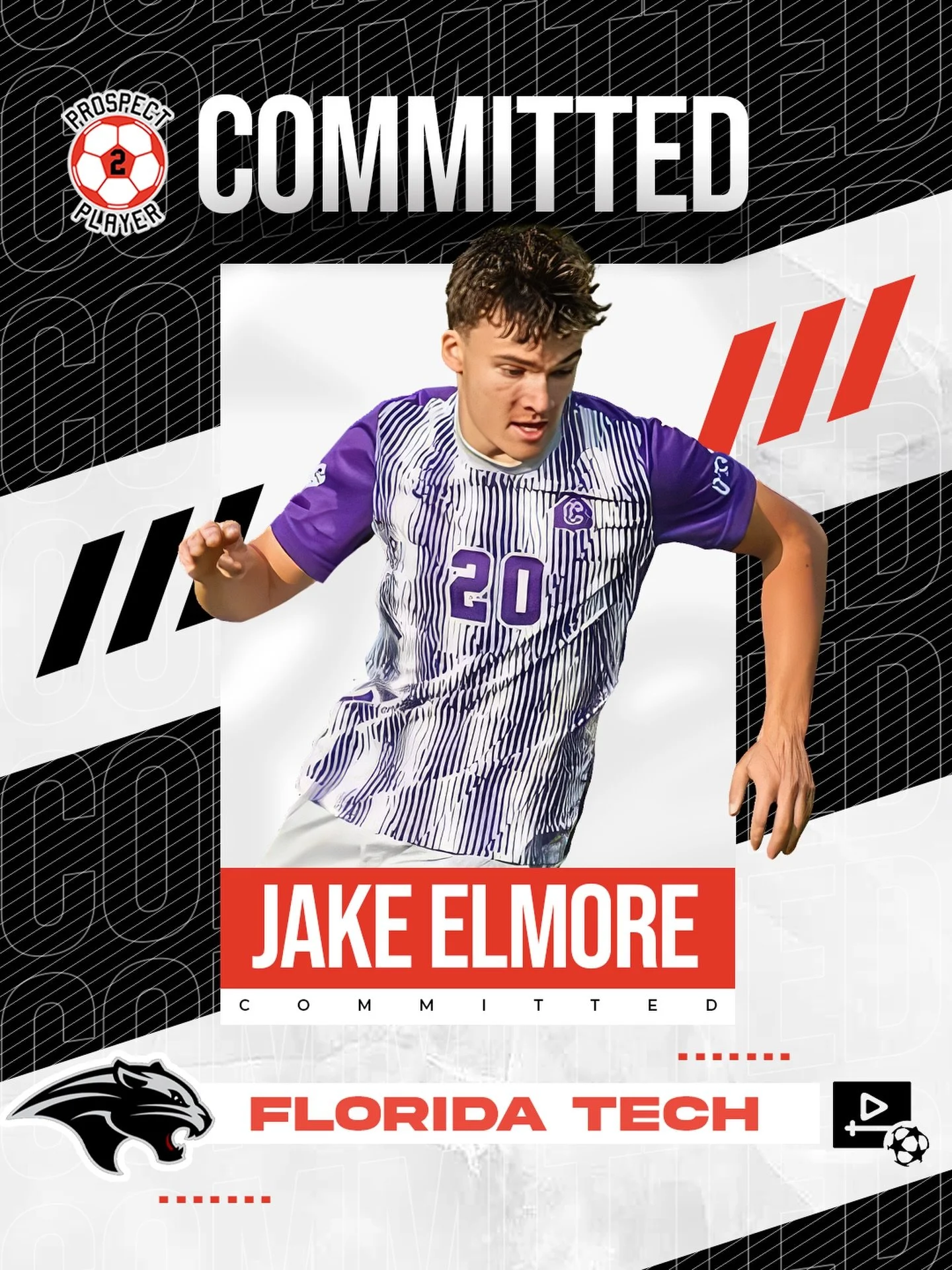 Congratulations to client Jake Elmore (@jake_elmore19) on his commitment to NCAA D2 program Florida Tech (@floridatechmsoc)

Jake is a D3 transfer from Cornell where he started 34 of 34 matches 

We are excited to continue following your college care