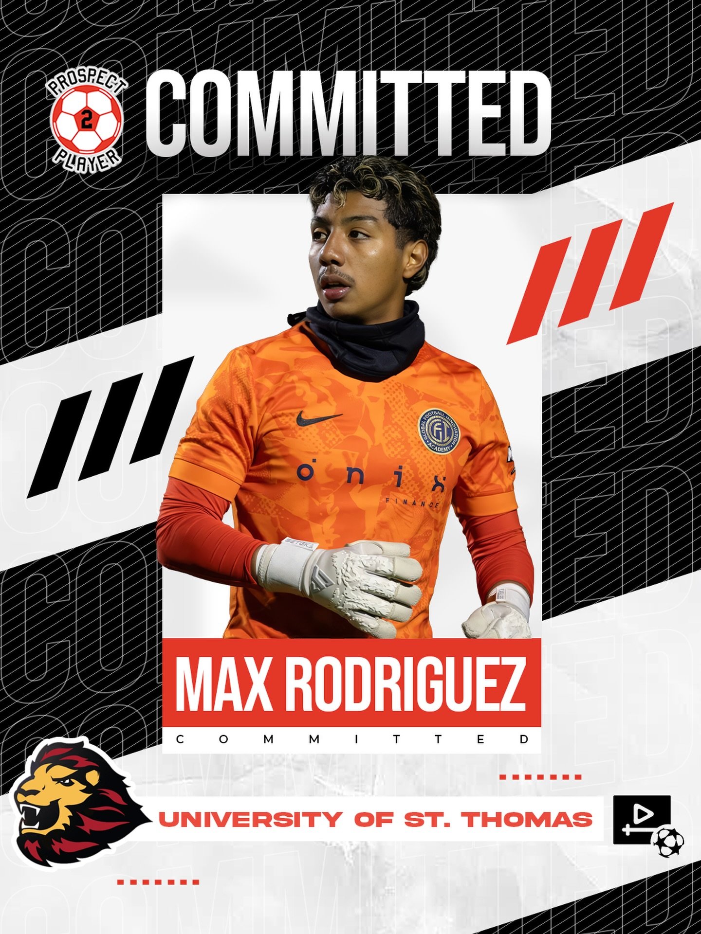 Congratulations to client Max Rodriguez (@htx._max) on his commitment to NCAA D3 program University of St. Thomas (@ustmsoccer)

Max is an athletic GK playing for @gfi_academy in @mlsnext 

We are excited to follow your college career, Max ⚽️💪 

Int
