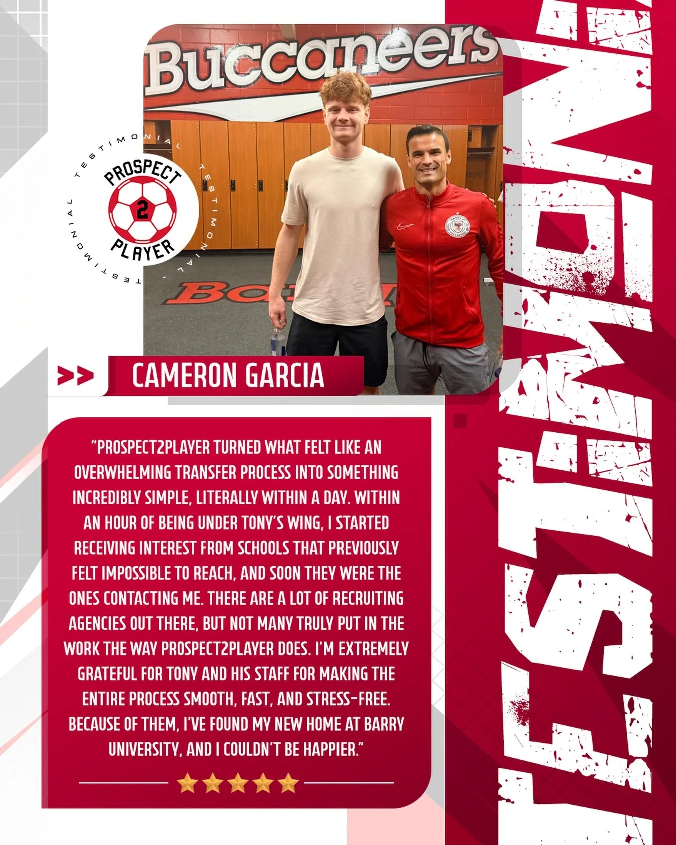 Player testimonial! 📌