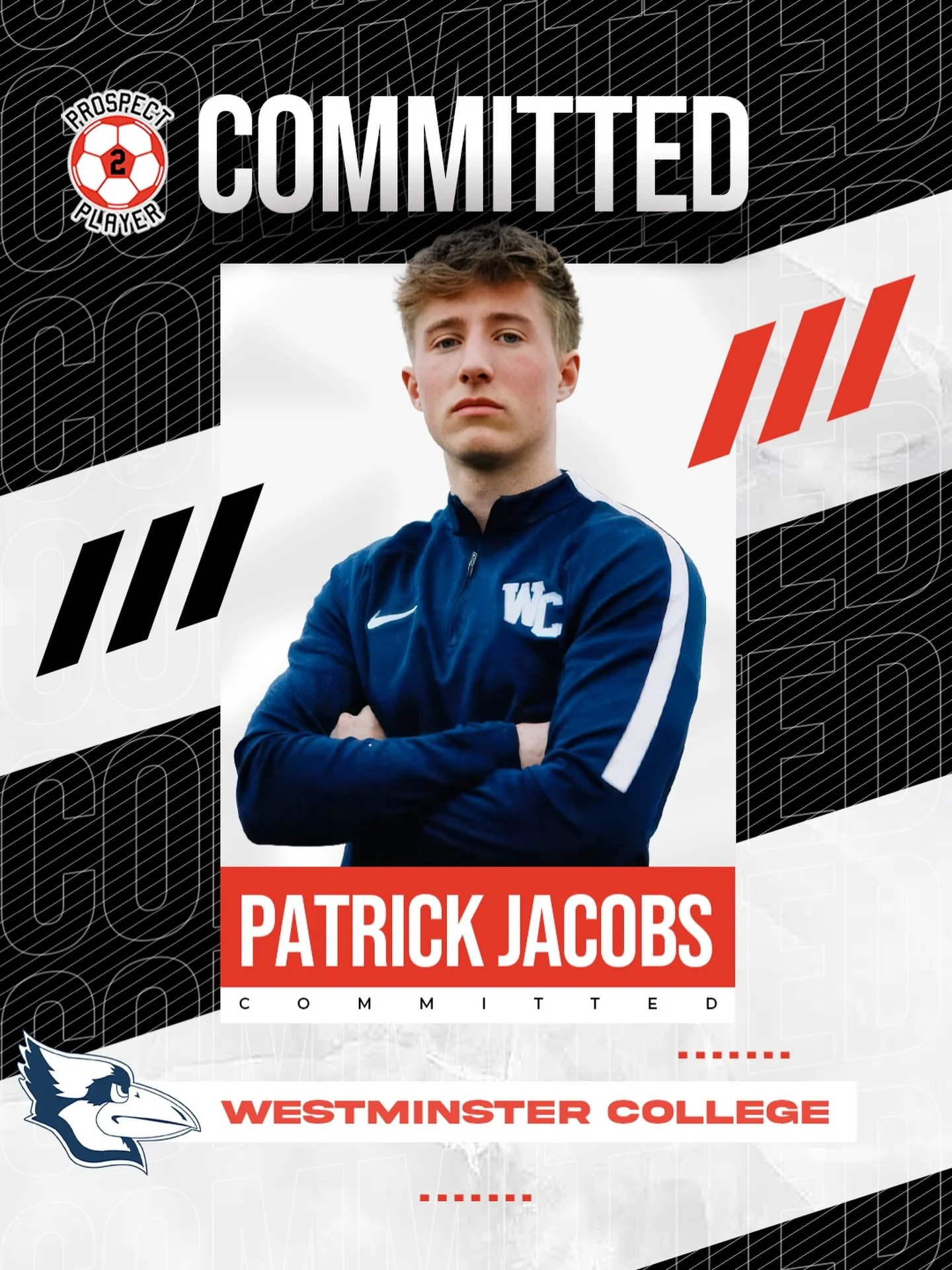 Congratulations to client Patrick Jacobs (@paddy_jacobs) on his commitment to NCAA D3 program Westminster College (@wc_mens_soccer)

Patrick is an athletic right back playing for @scottgallaghersc

We are excited to follow your college career, Patric