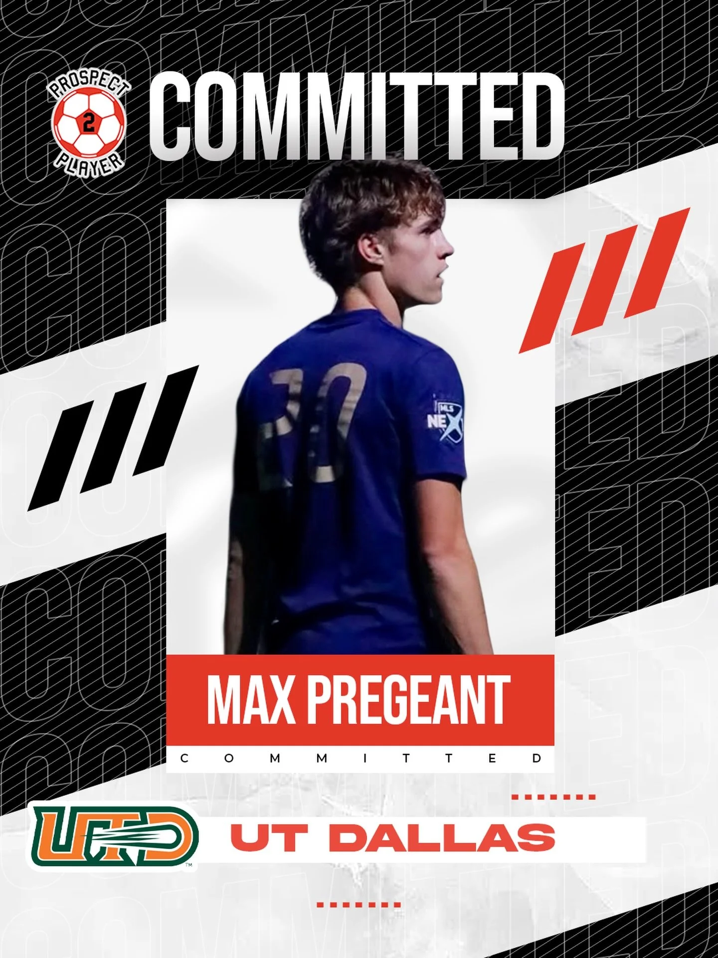 Congratulations to client Max Pregeant (@maxsen.pregeant) on his commitment to NCAA D2 program UT Dallas (@utdallasmsoc)

Max is a dynamic winger playing @mlsnext for @gfi_academy 

We are excited to follow your college career, Max ⚽️💪 

Interested?