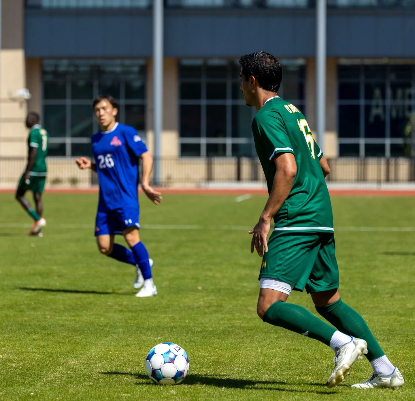 Our transfer @finnley.obrien settling in nicely at @masonmsoc in the NCAA D1 @a10conference 👌⚽️