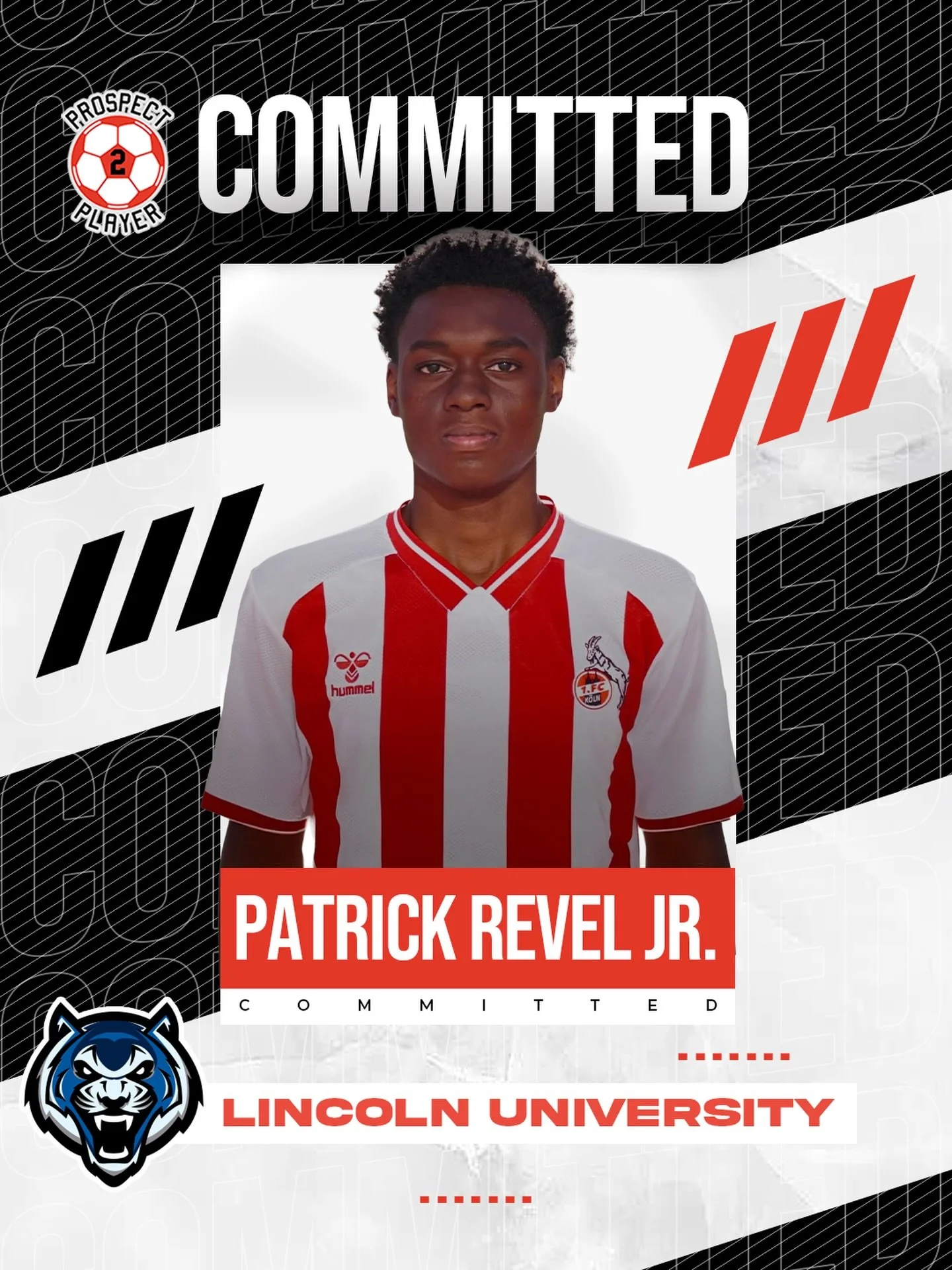 COMMITTED ✅⚽️ 

FC K&ouml;ln ITP &rarr; Lincoln University 

Congratulations to client @p.revel16 on his commitment to @lumo_msoc (NCAA D2)
