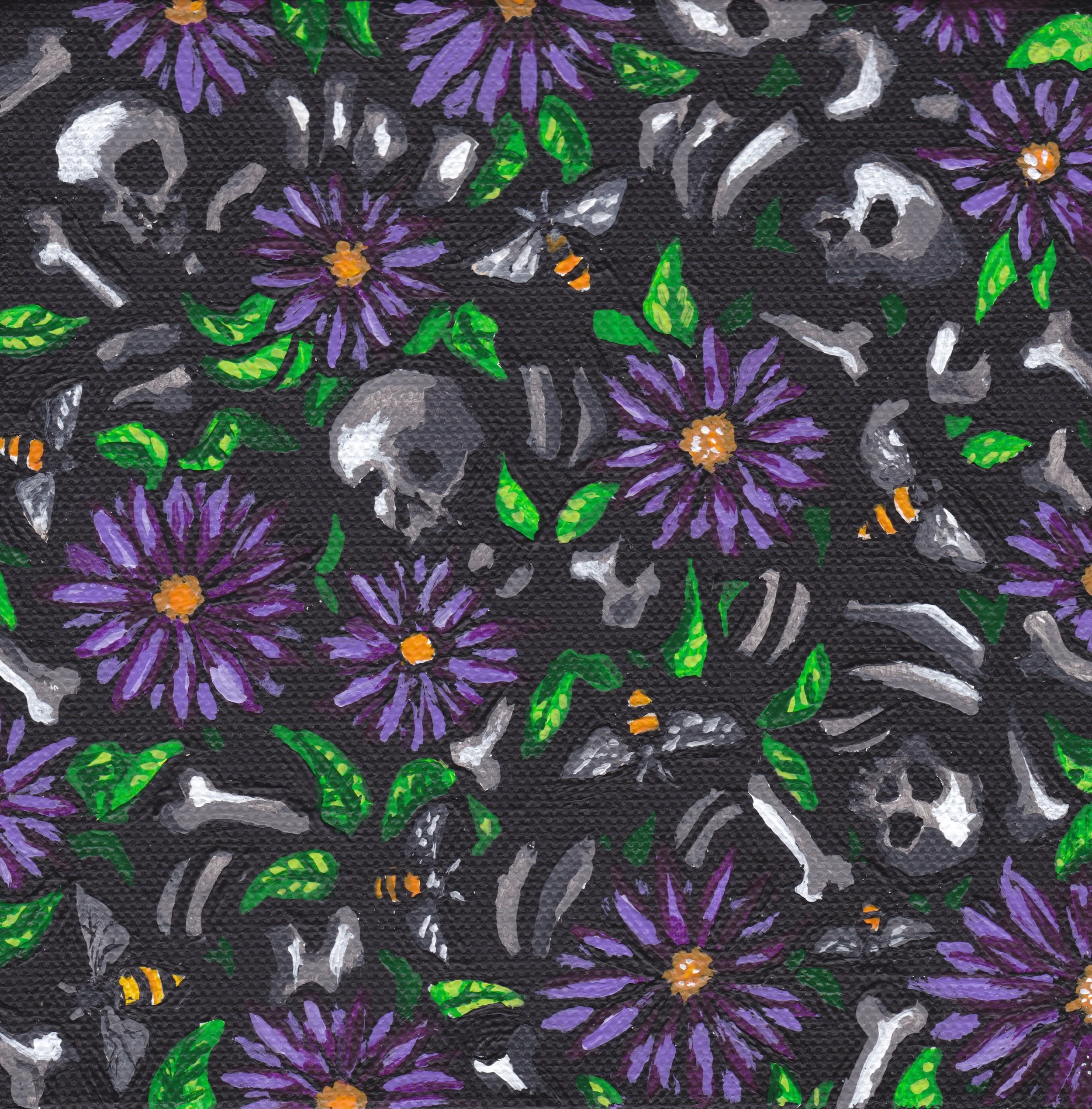 bonepile bees and asters.jpeg