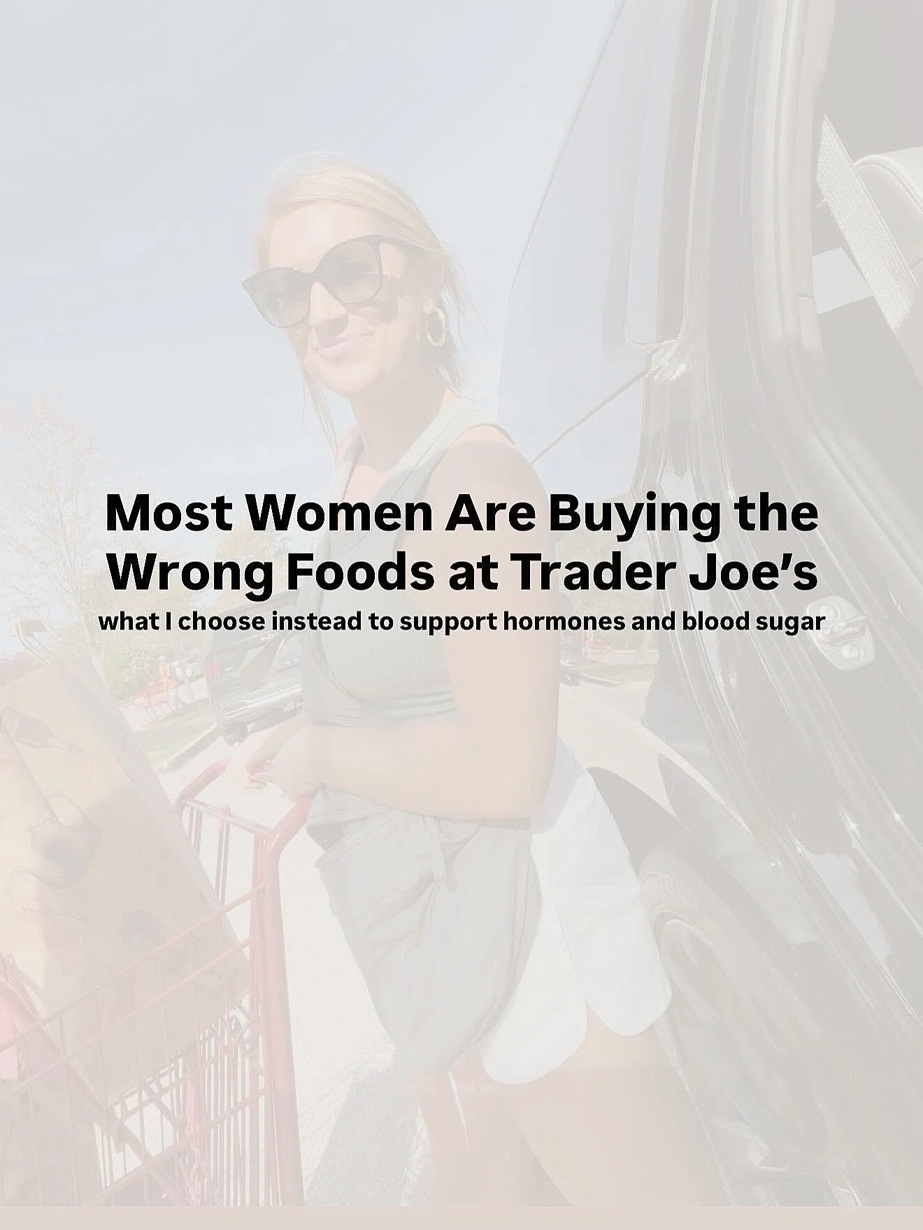 What&rsquo;s in my cart this week &mdash; Trader Joe&rsquo;s edition 👩&zwj;🍳🩷👇🏼

I&rsquo;m very intentional with what I keep in my home, especially when it comes to supporting blood sugar, hormones, and overall energy

These are simple staples, 