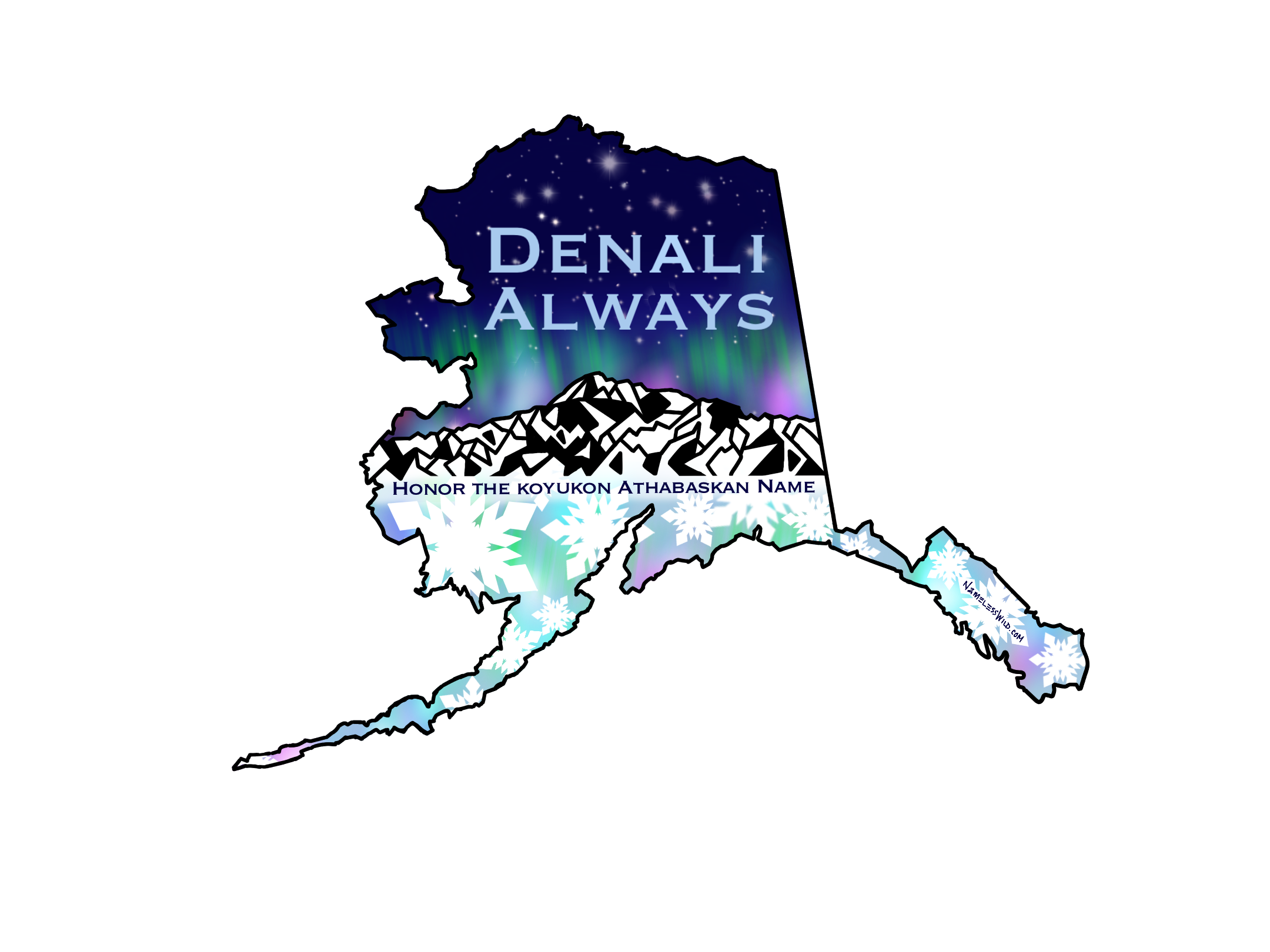 Denali Always Sticker