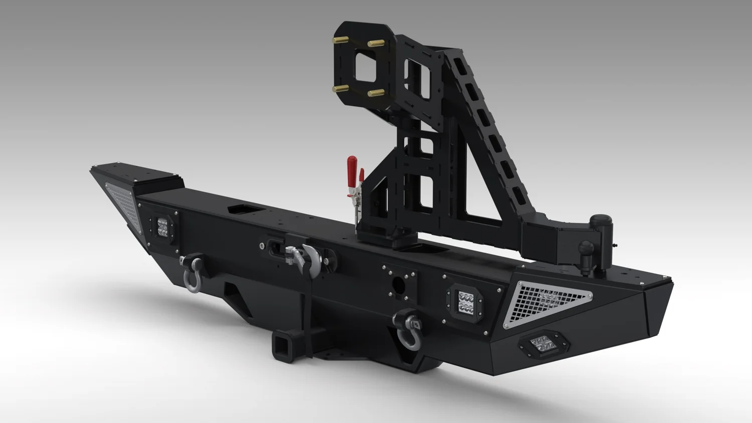 Signature Tire Carrier for Humvee®/Hummer H1® — Plan B Trucks