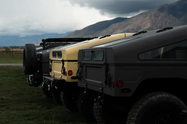 2-Tier Center Console for Humvee®/Hummer H1® — Plan B Trucks