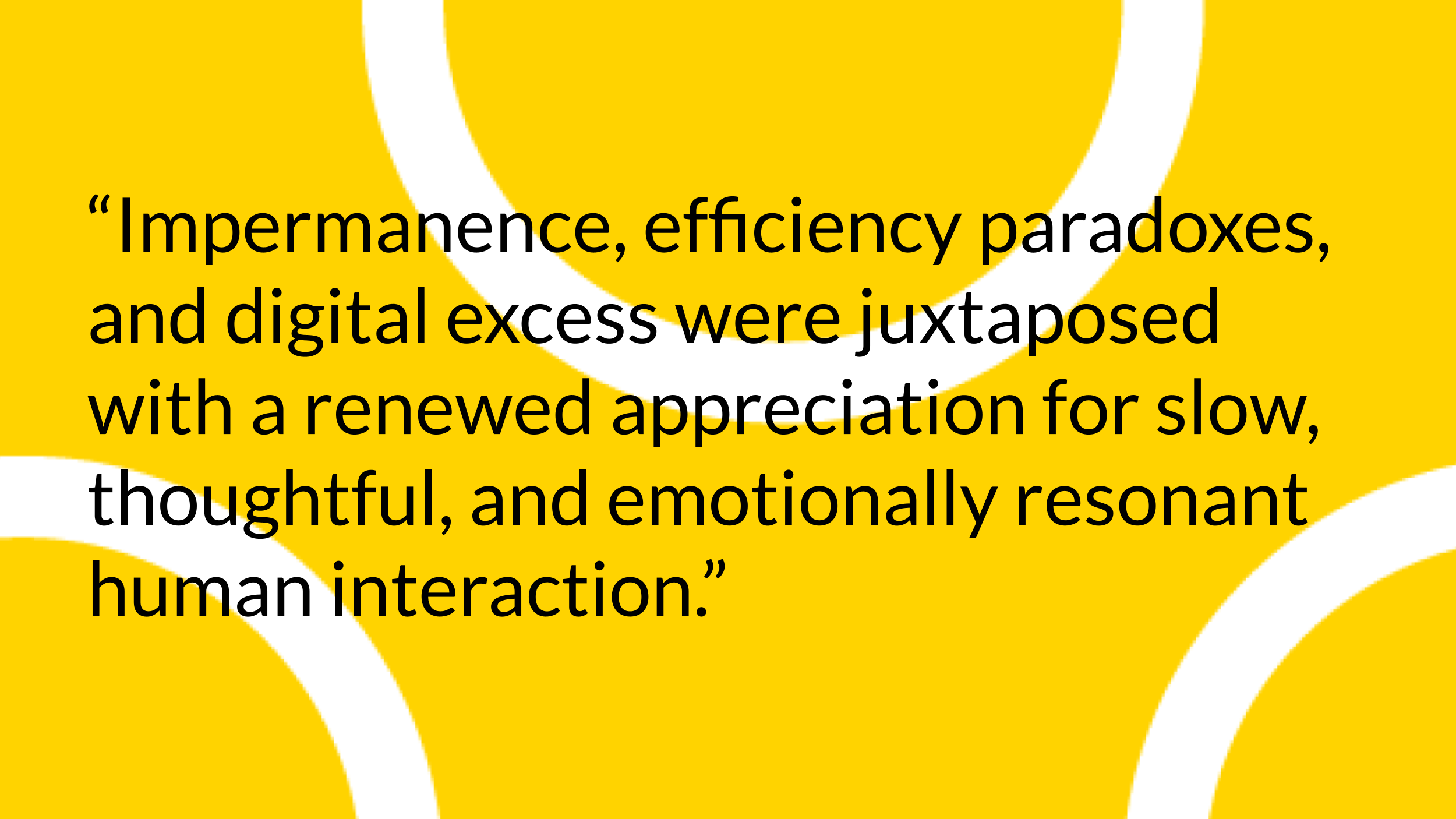 Initially, we were lost sifting through the 15 pages worth of content. However, when we slowed down and dug into the material, we found that ChatGPT’s overall summary about the experience aligned with Murmur Ring’s core beliefs and guiding ethos, as