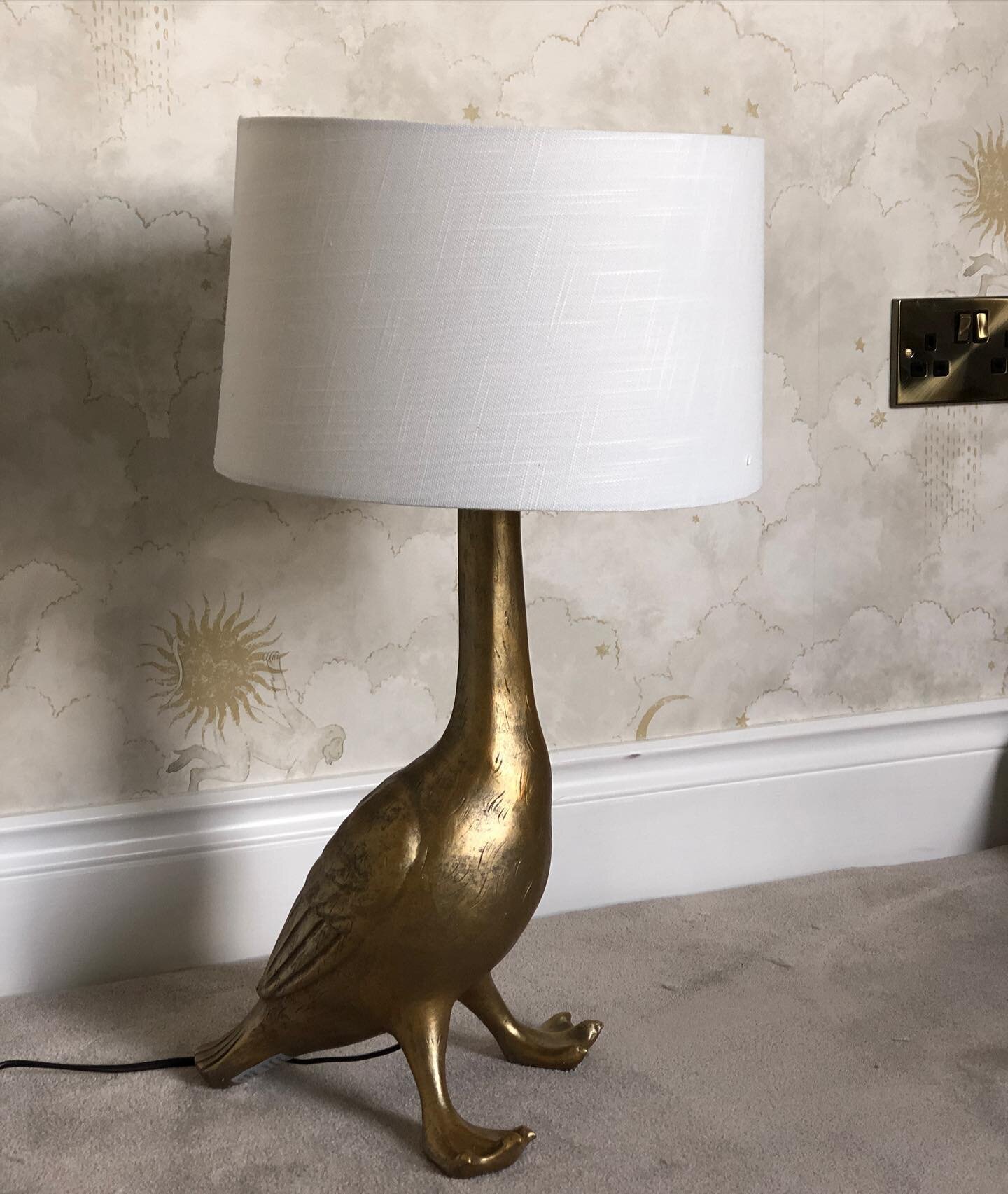 The long awaited goose lamp and most requested item of 2020 is back FINALLY! If you had your eye on it now is the time to snap it up as we predict it will sell out again. Such a beautiful gift for a new baby&rsquo;s nursery or even to inject some fun