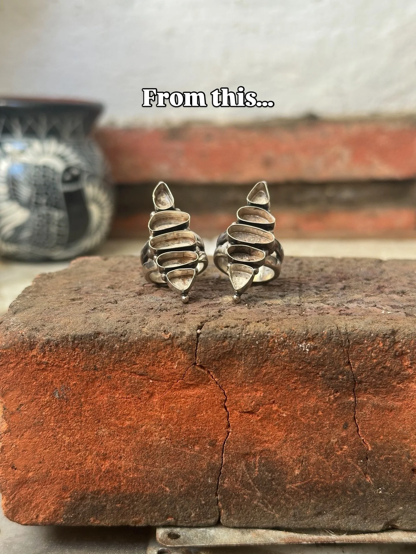 All in a days work&hellip;

I am OBSESSED!!!! I&rsquo;ve got two more on the bench so 4 of these in various sizes will be available on Friday. 

Why do I make everything that I want to keep myself 😭 it&rsquo;s so bittersweet saying goodbye! 

Austra