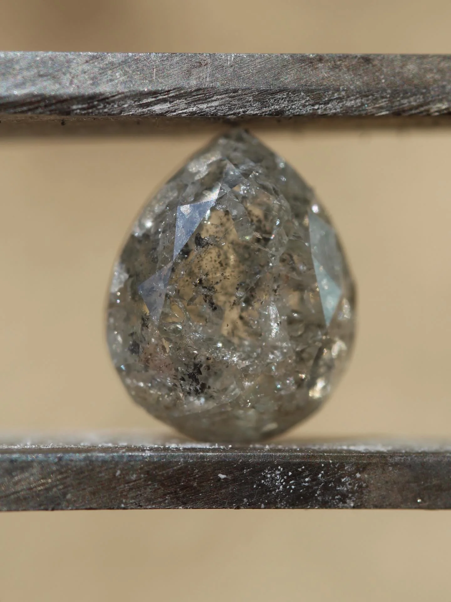 A moment for this diamond. 

If you&rsquo;ve been following along my journey, you&rsquo;ll know I&rsquo;ve been slowly making my own engagement ring. 

Learning new techniques along the way, to create the ring I had always dreamed of. 

So let&rsquo;