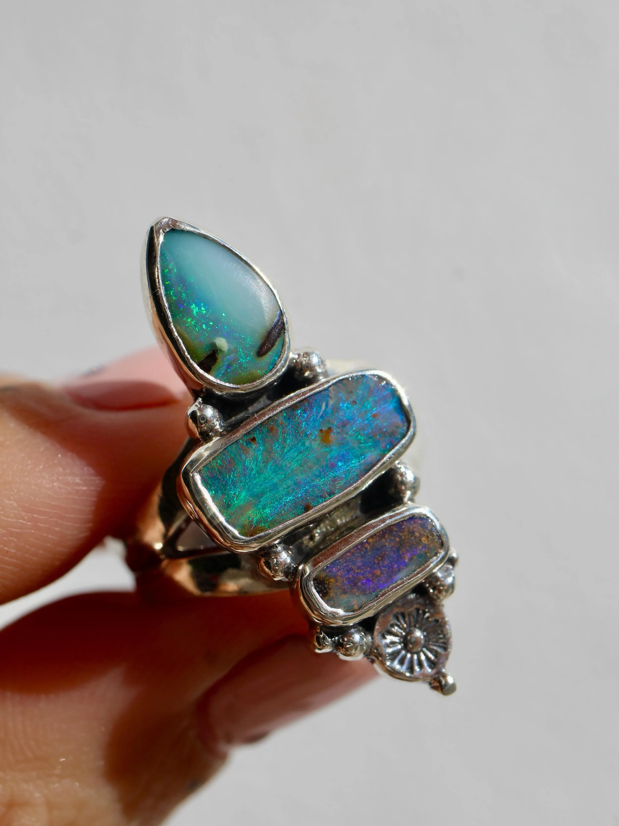 Galaxia is now LIVE! 

I&rsquo;ve chosen some of the most incredible Australian Boulder Opals for this months collection. They&rsquo;re like little slices of the cosmos that you get to keep with you all day, every day! 

I can&rsquo;t wait to see who