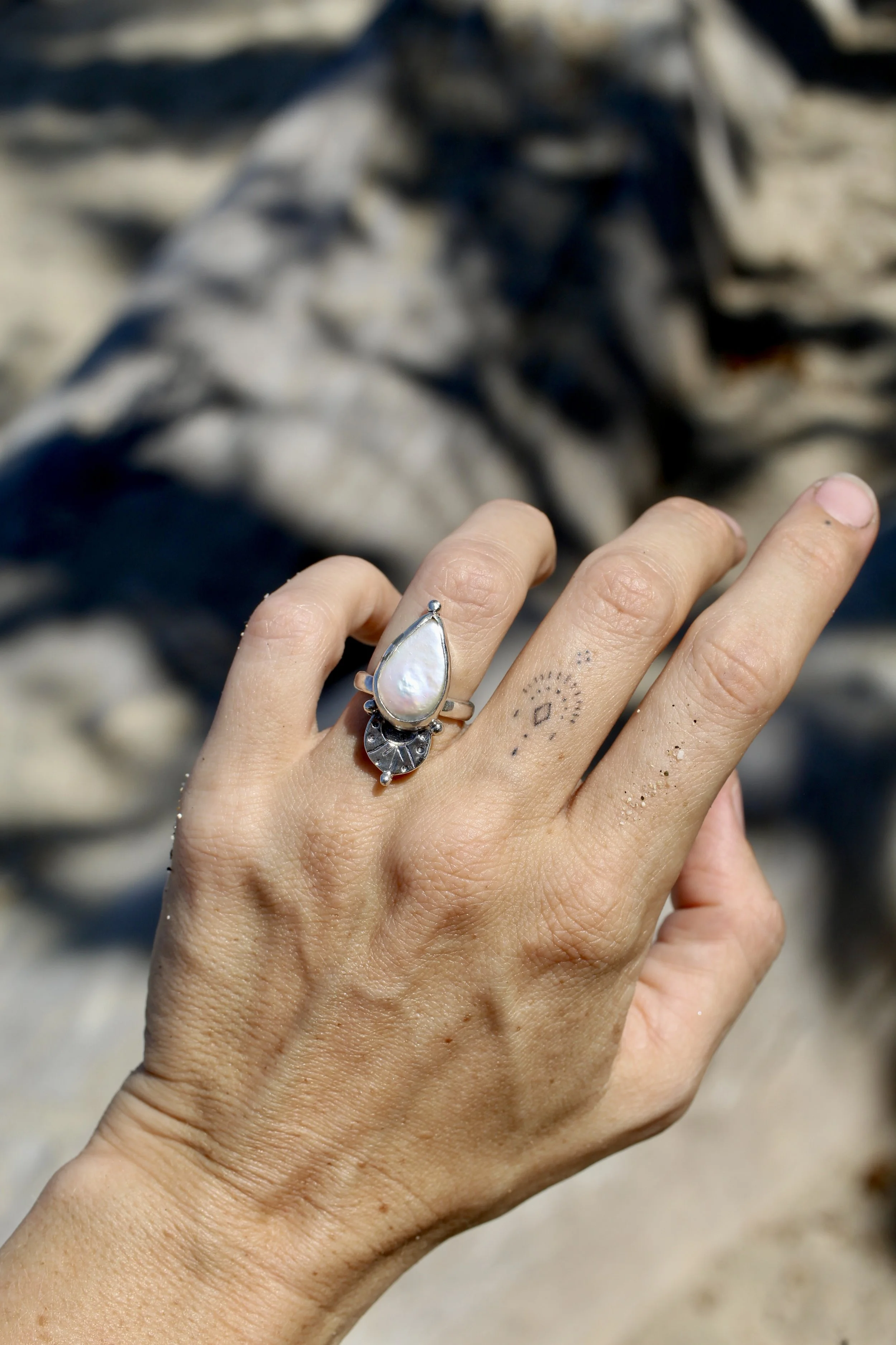 Empress Freshwater Pearl Ring - UK L / US 5.75