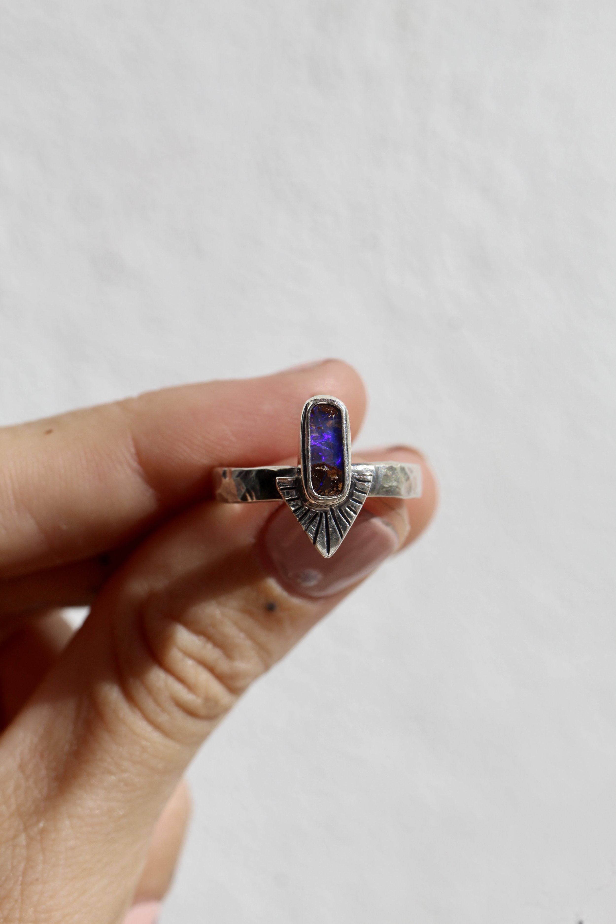Mini Sunbeam Ring - UK Q / US 8.25