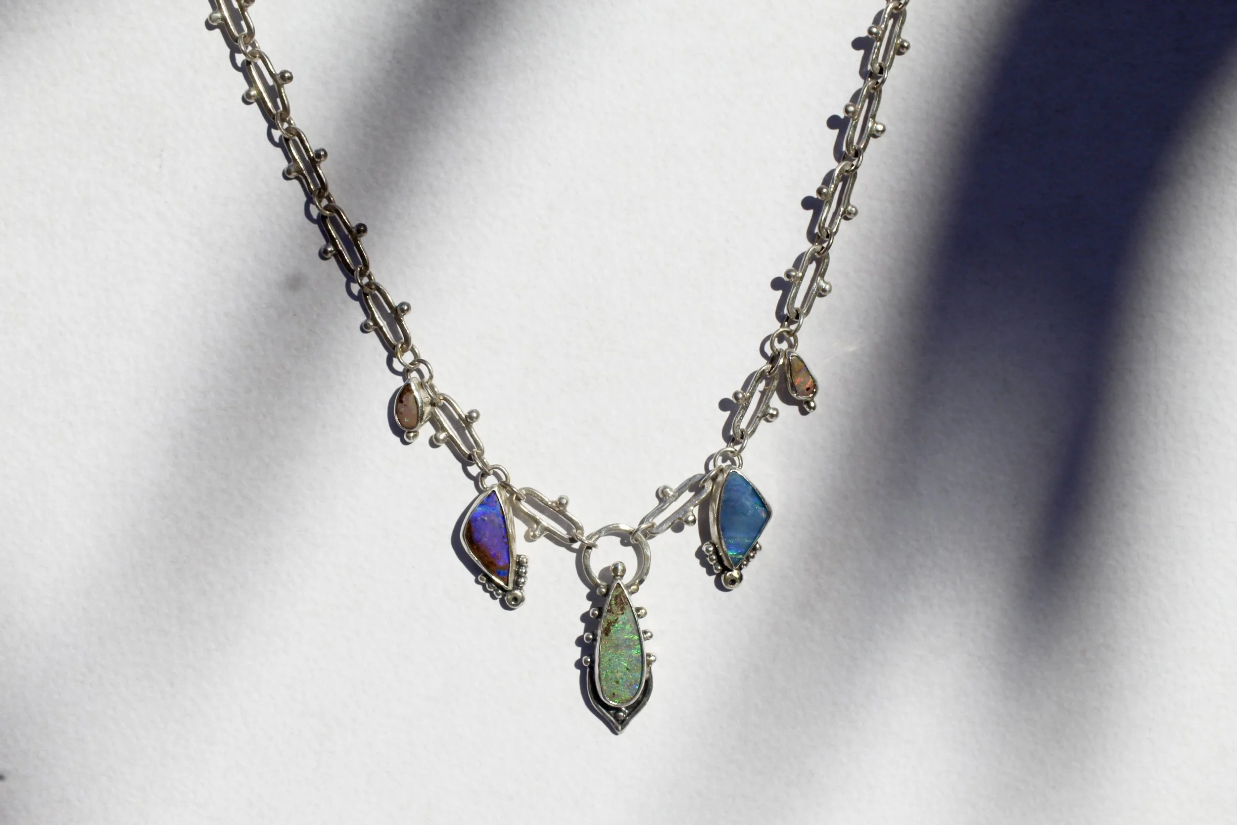 Astralis | Australian Boulder Opal Necklace