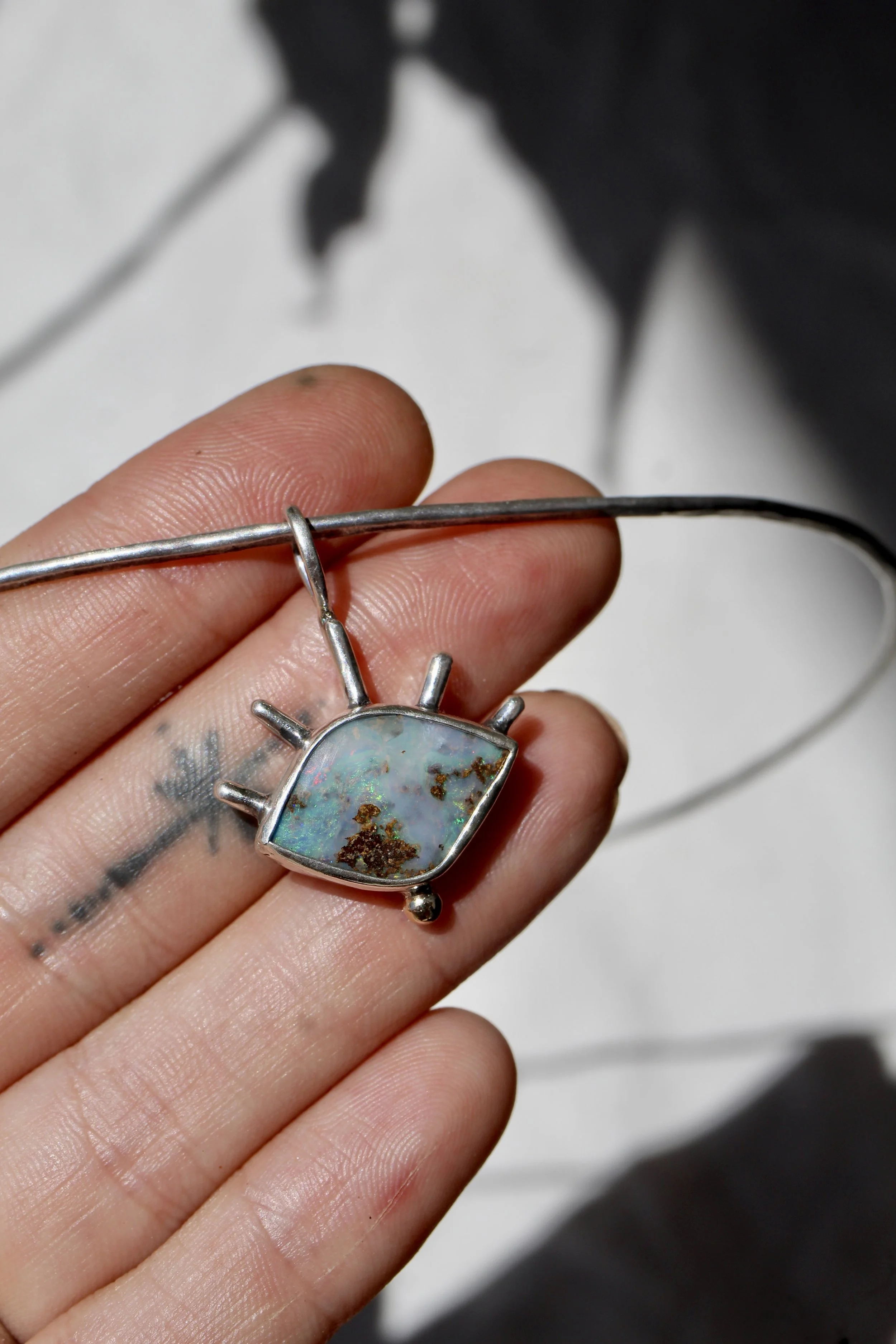 Third Eye & 14ct gold Necklace