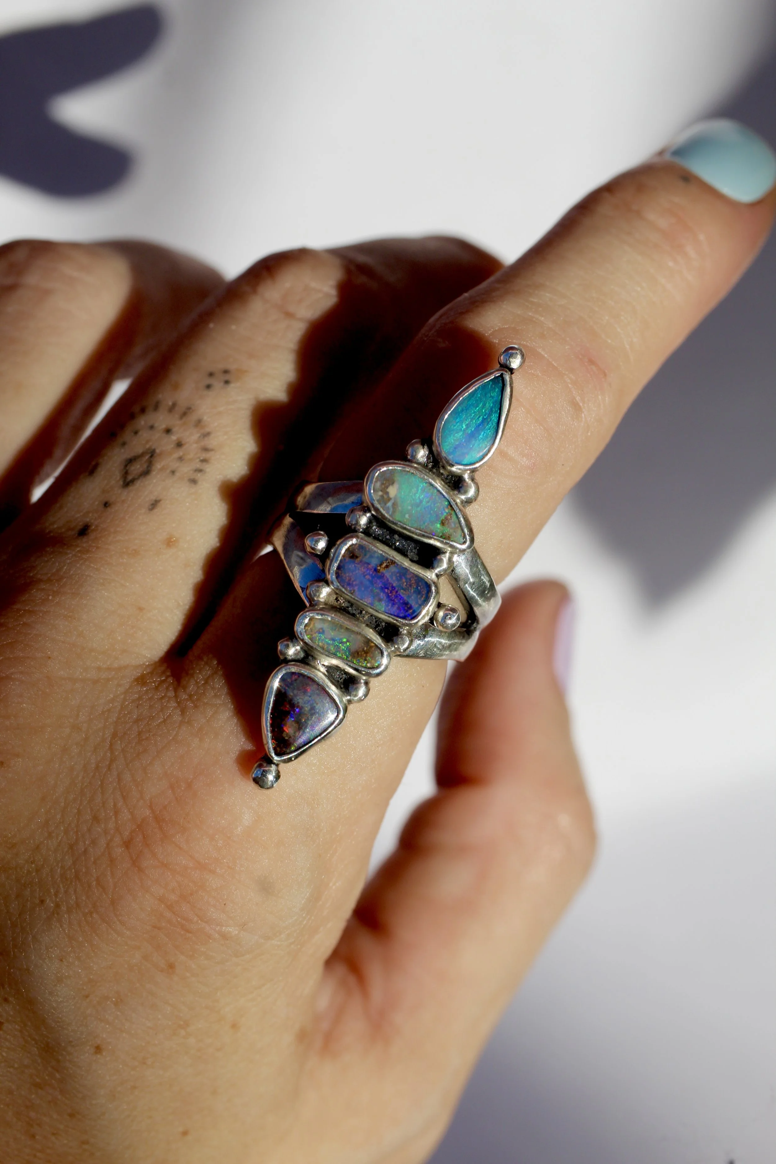 Sirena | Australian Boulder Opal Statement Ring