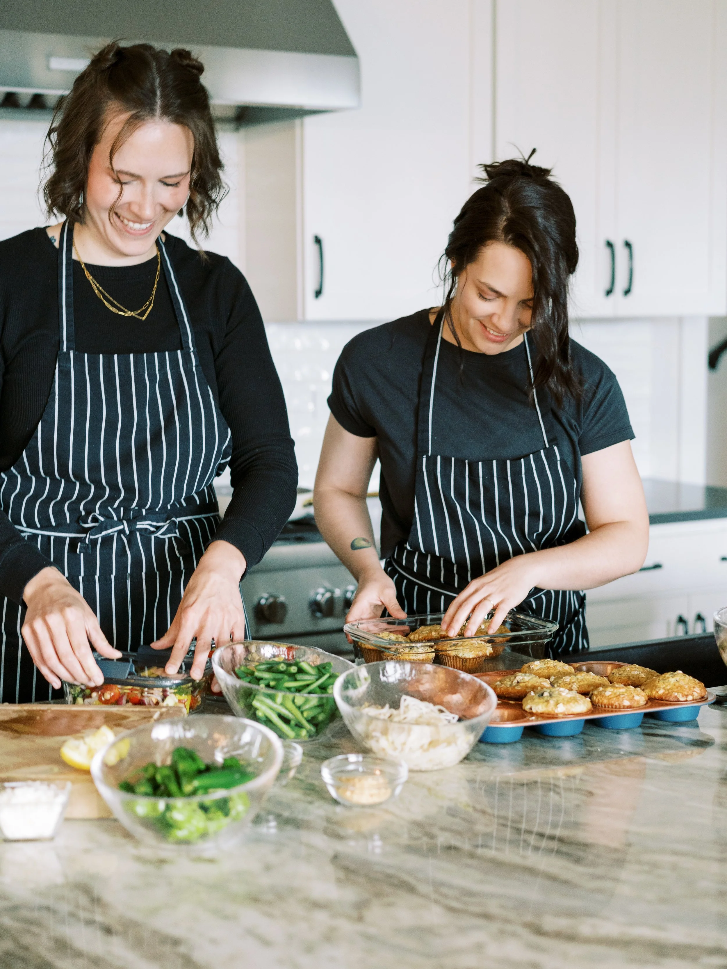 Table Culinary Solutions Chefs Happily Meal Prepping
