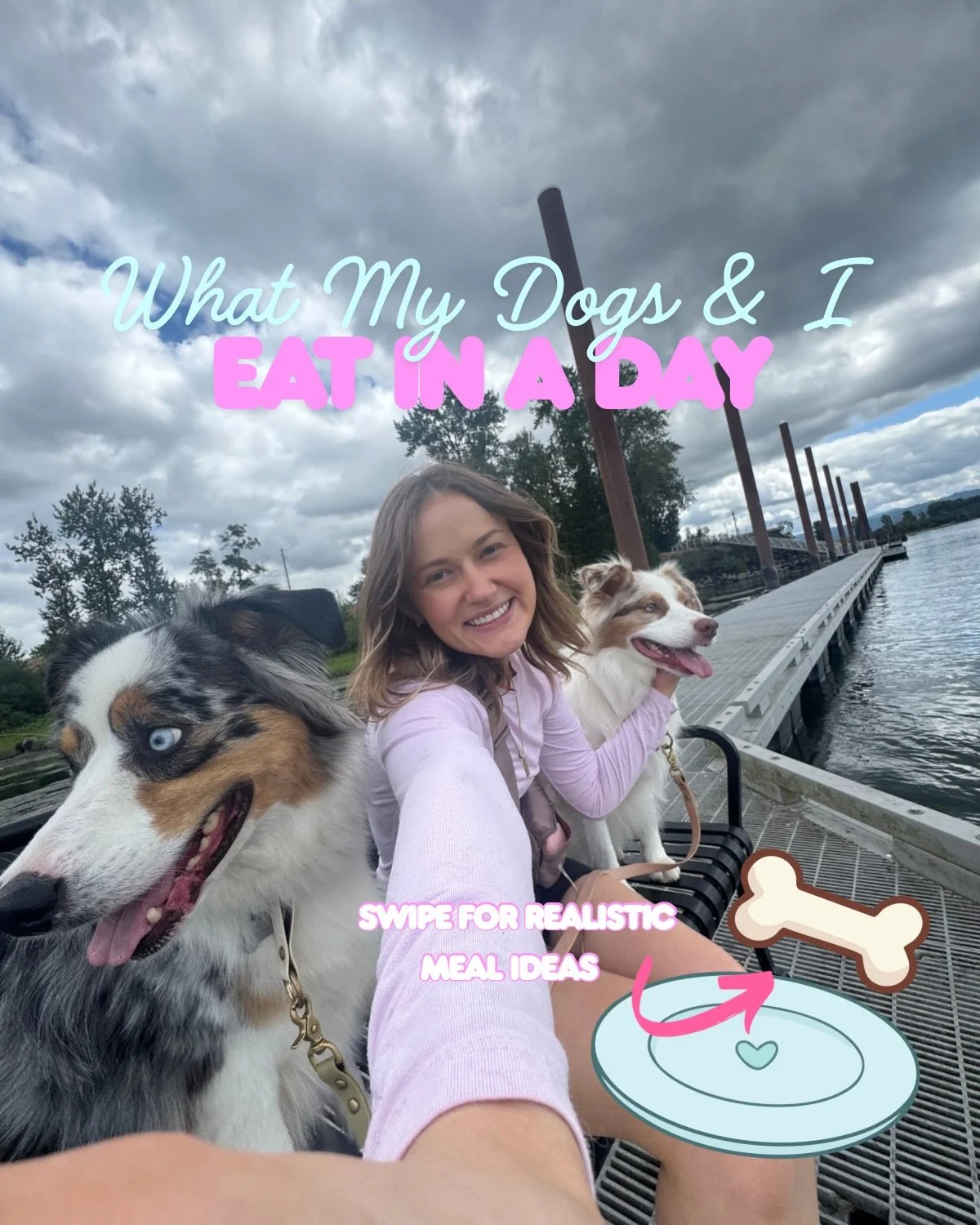 Remember this is just one day of eating and doesn&rsquo;t represent how you or anyone else should eat in a day!! Just some ideas ❤️ 

#whatieatinaday #whatieatinadayrealistic #dogmomlife