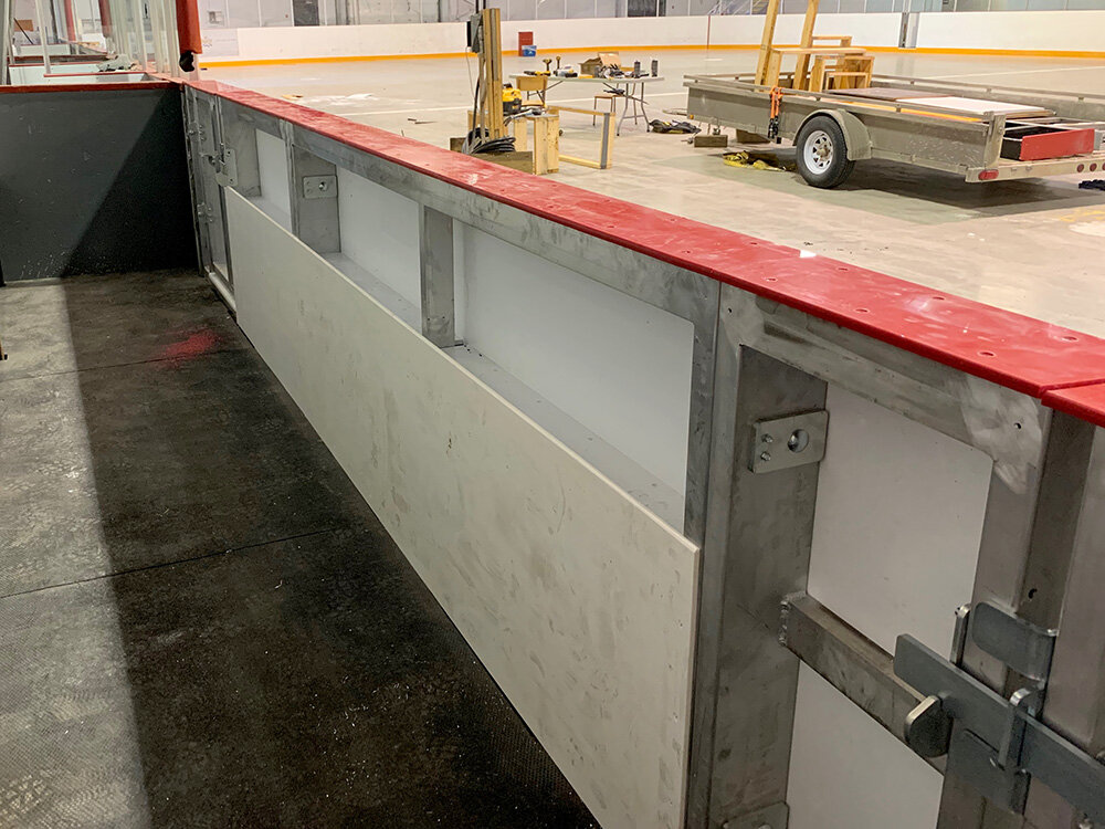  Players Bench Retrofit - Canadian Rink Services 