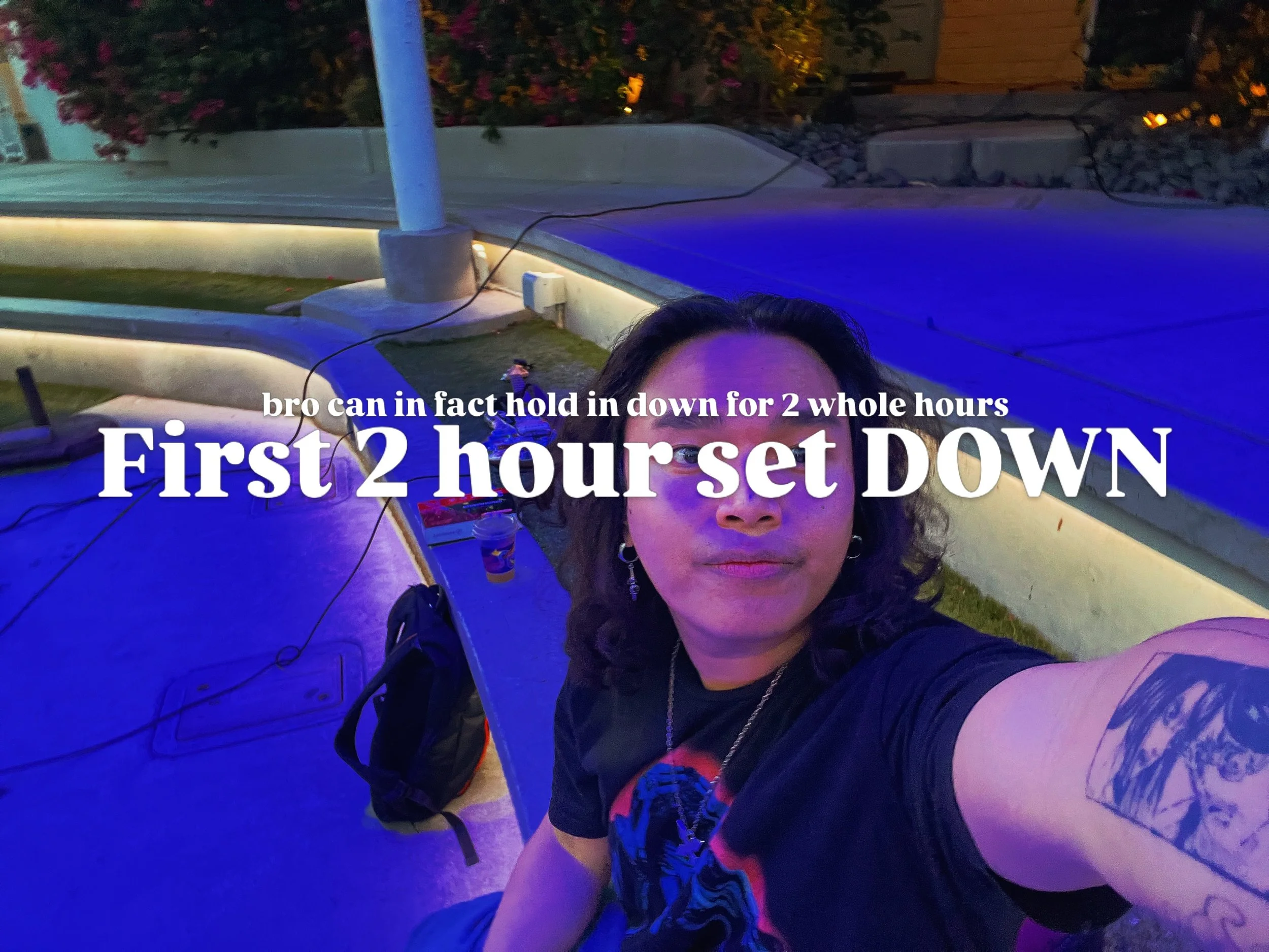 First 2 hour set dooown gaaang

The days go by and I just try new things and it IS POSSIBLE. 

In the past 2 years In my serious music journey I had tried my first open mics, my first band shows, my first acoustic sets, and all of that jazz, I&rsquo;