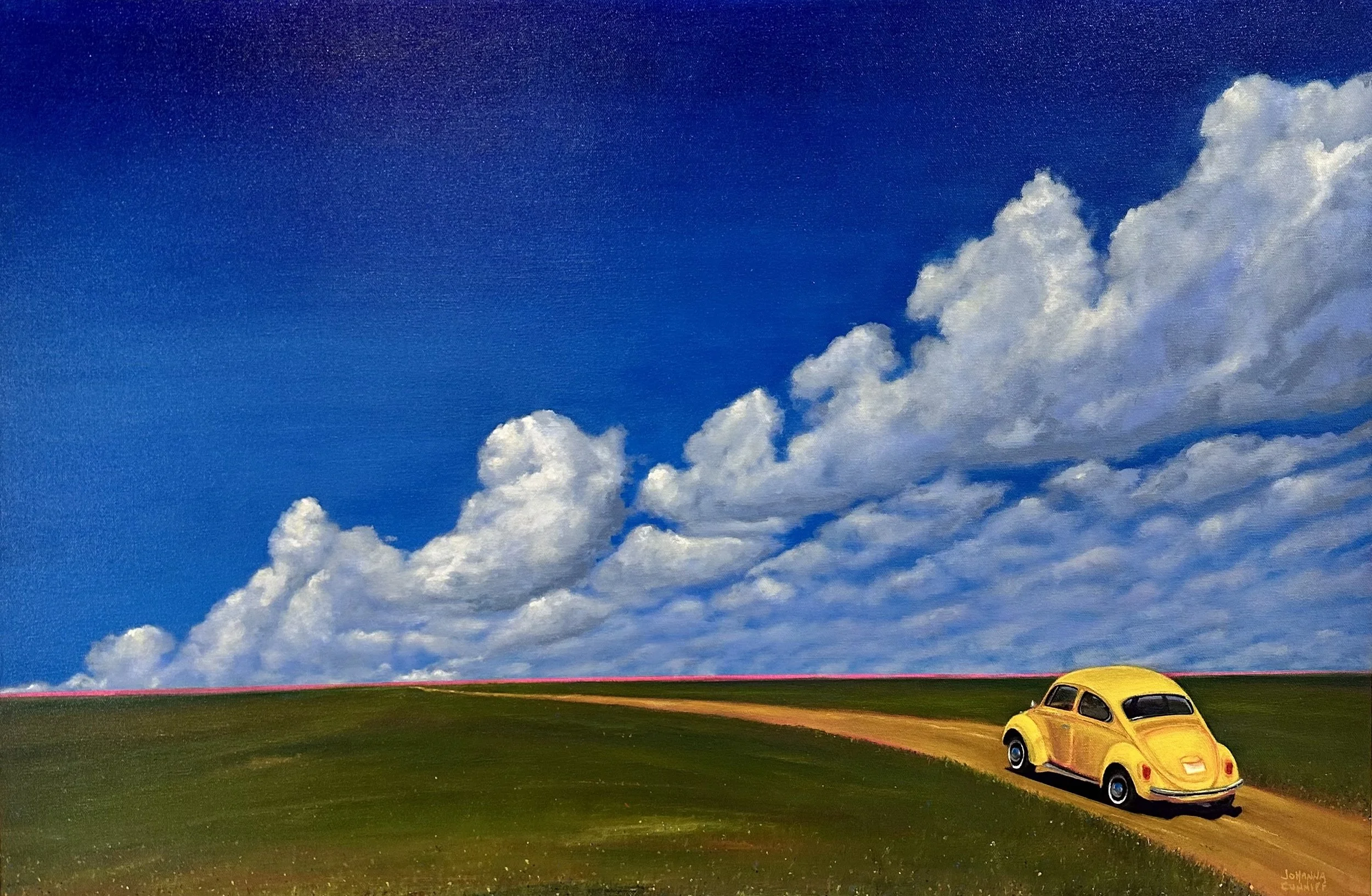 "Yellow Means Go" (24"x36") on Canvas