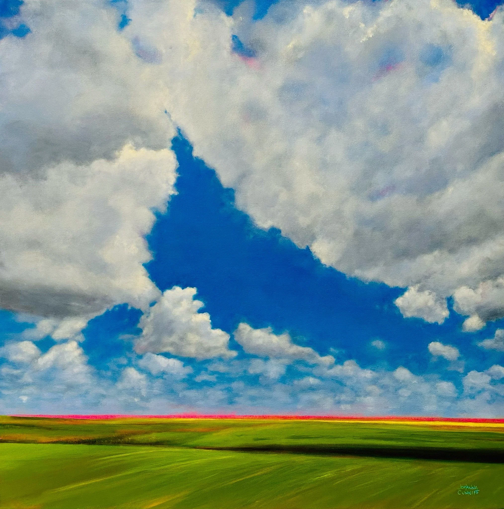 "Clouds and Shadows" (30"x30") on Canvas